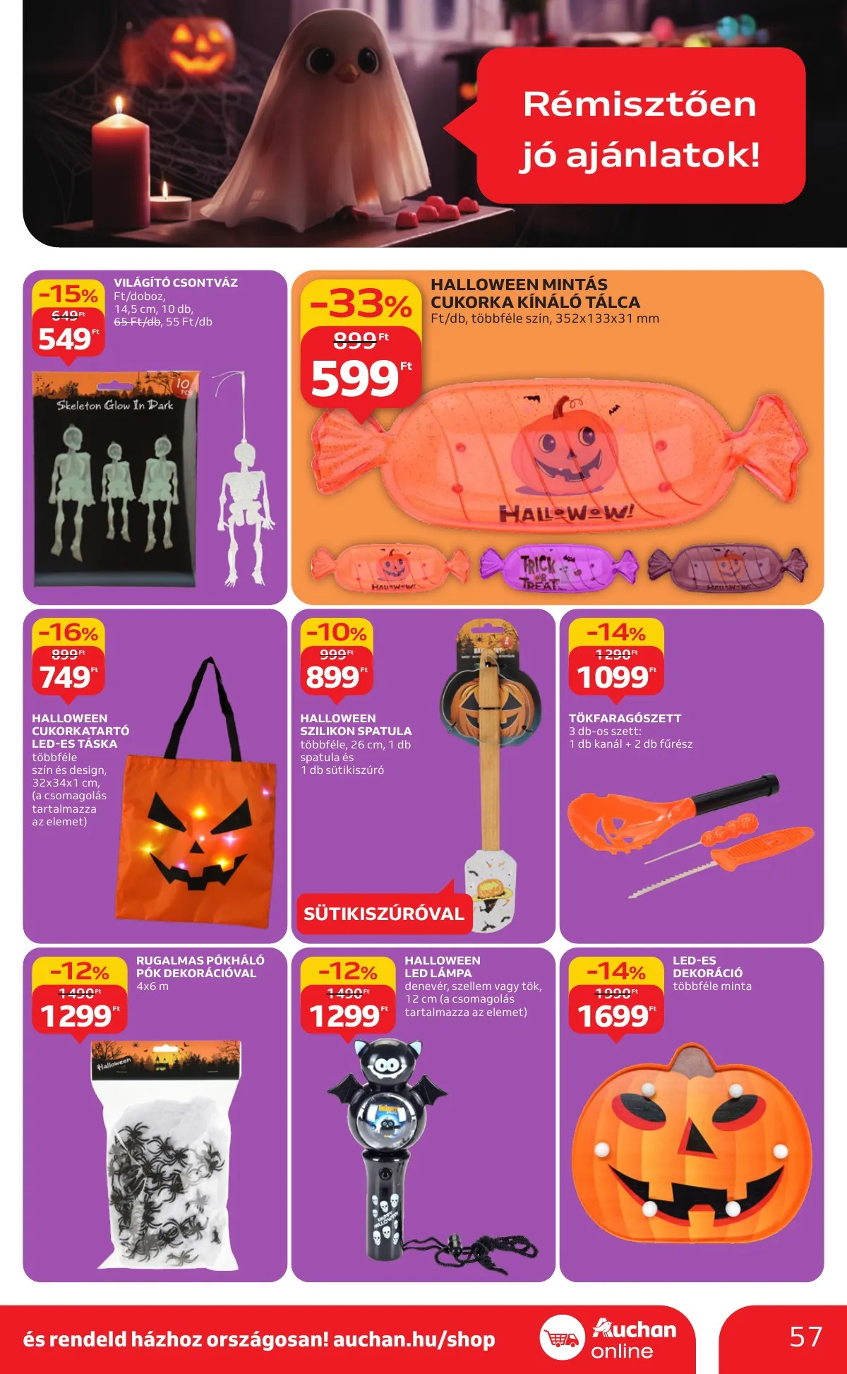 Auchan akciós újság Hipermarket 10.09–10.15 – 57. oldal