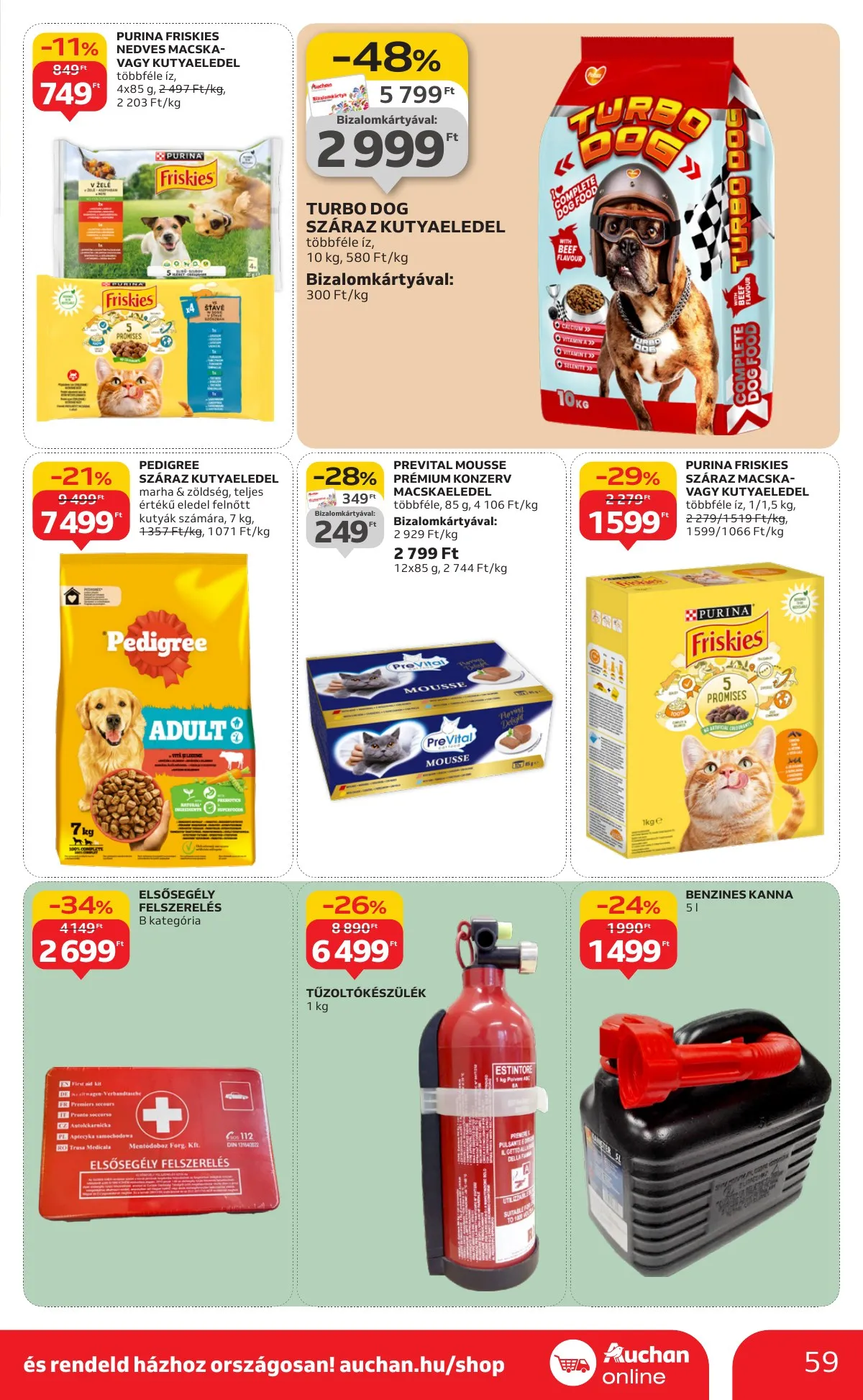 Auchan akciós újság Hipermarket 10.09–10.15 – 59. oldal