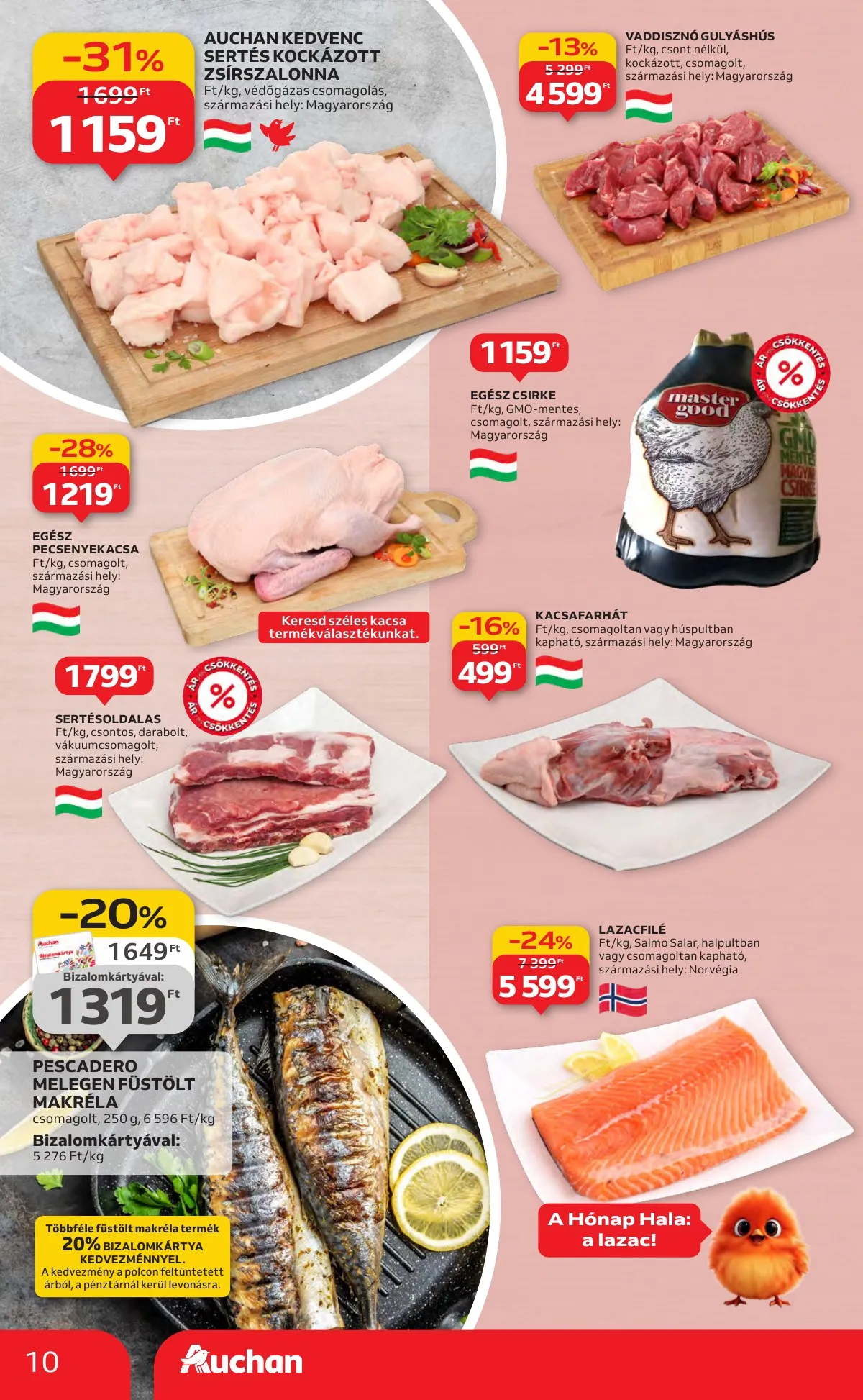 Auchan akciós újság Hipermarket 10.16–10.22 – 10. oldal