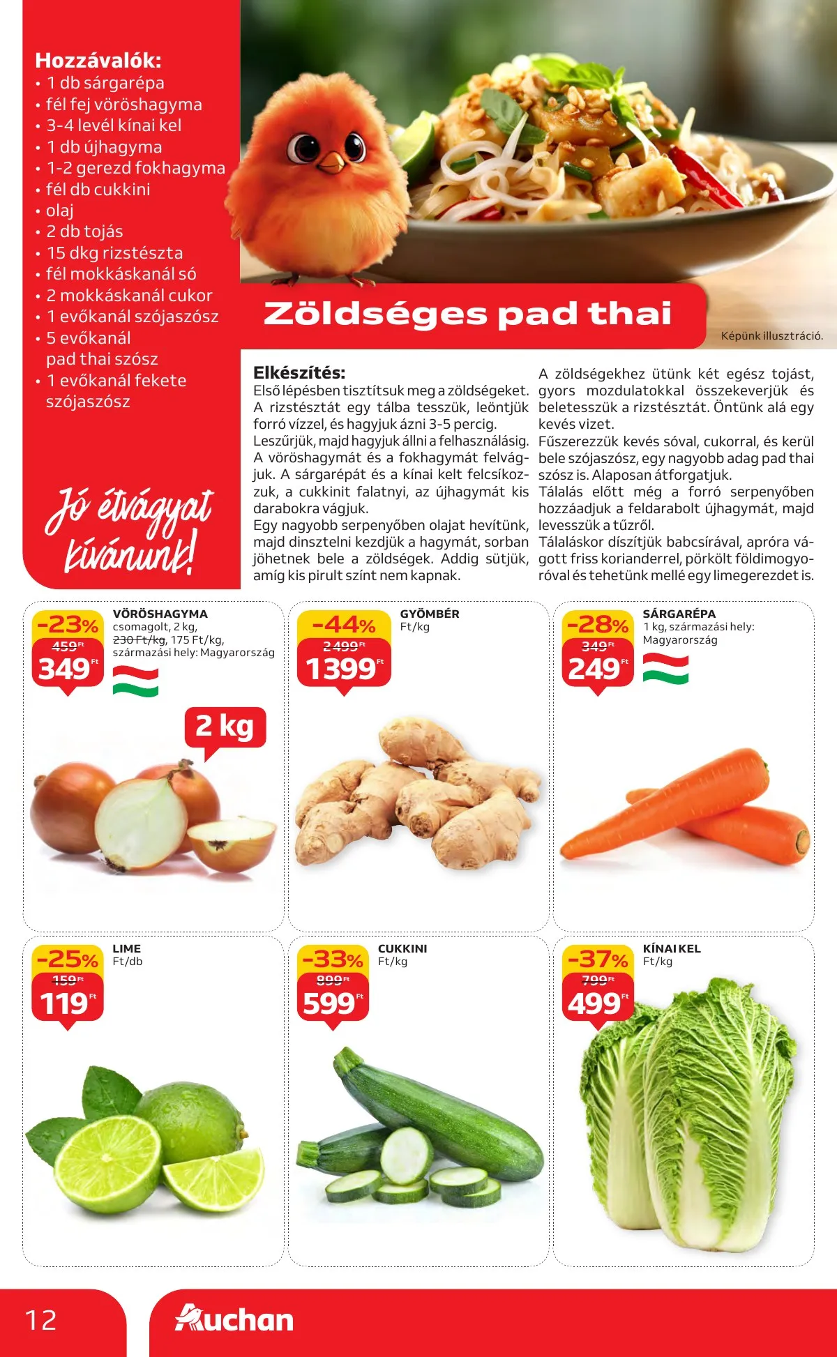 Auchan akciós újság Hipermarket 10.16–10.22 – 12. oldal