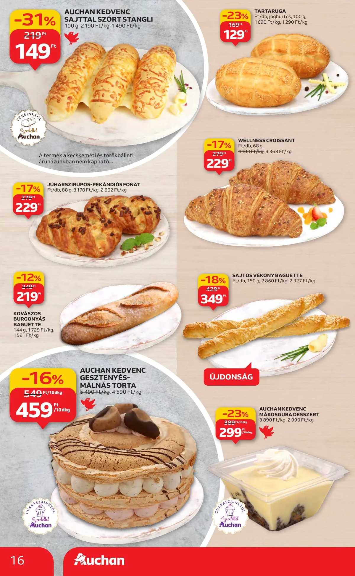 Auchan akciós újság Hipermarket 10.16–10.22 – 16. oldal
