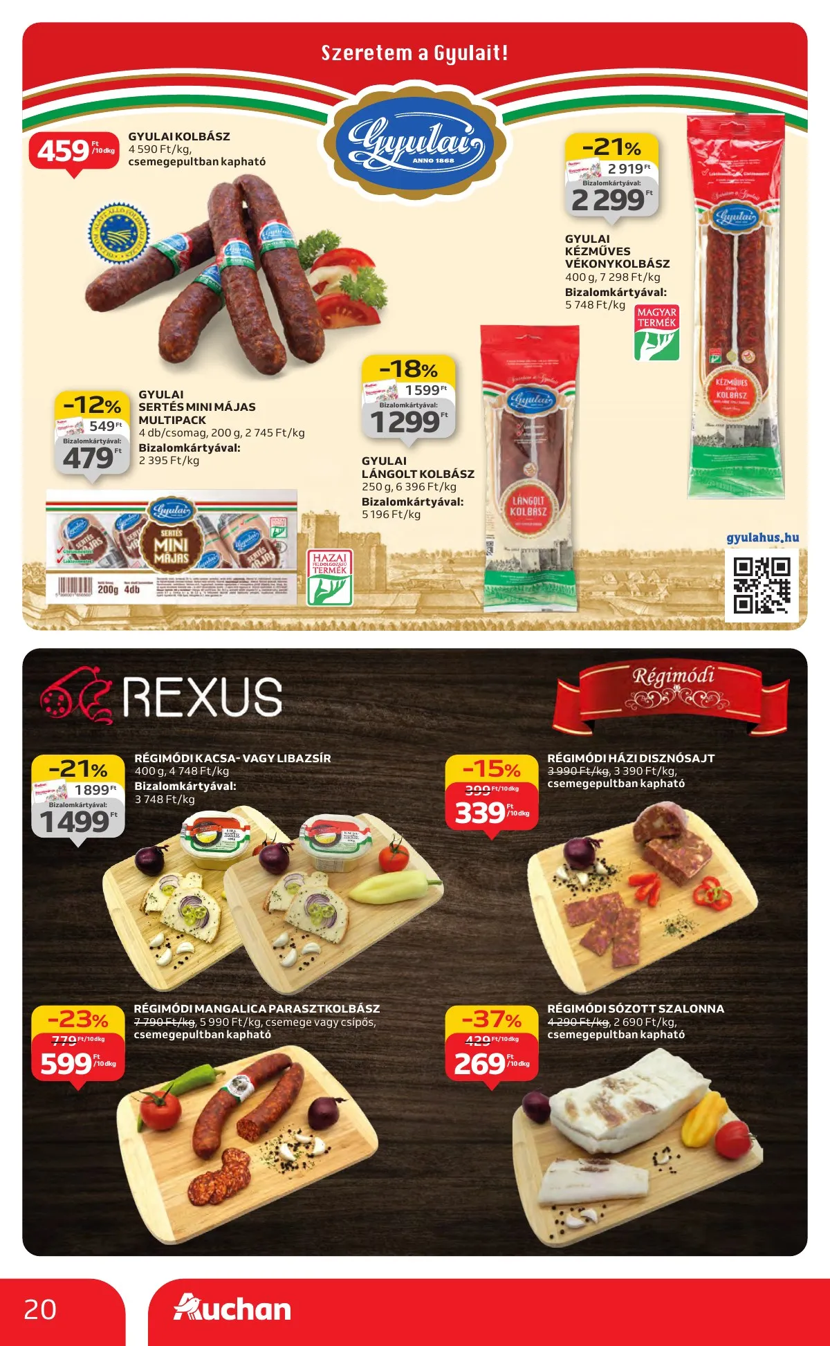 Auchan akciós újság Hipermarket 10.16–10.22 – 20. oldal