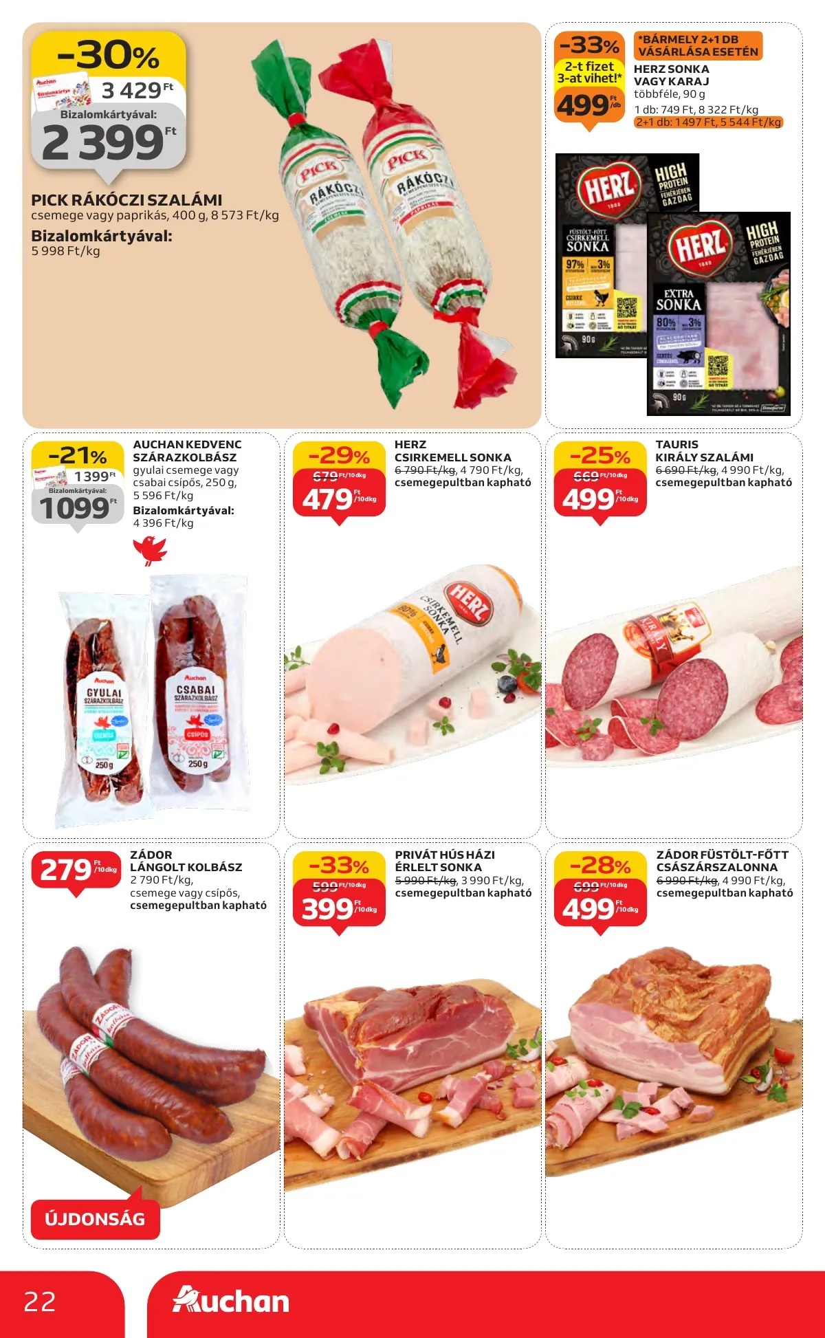 Auchan akciós újság Hipermarket 10.16–10.22 – 22. oldal