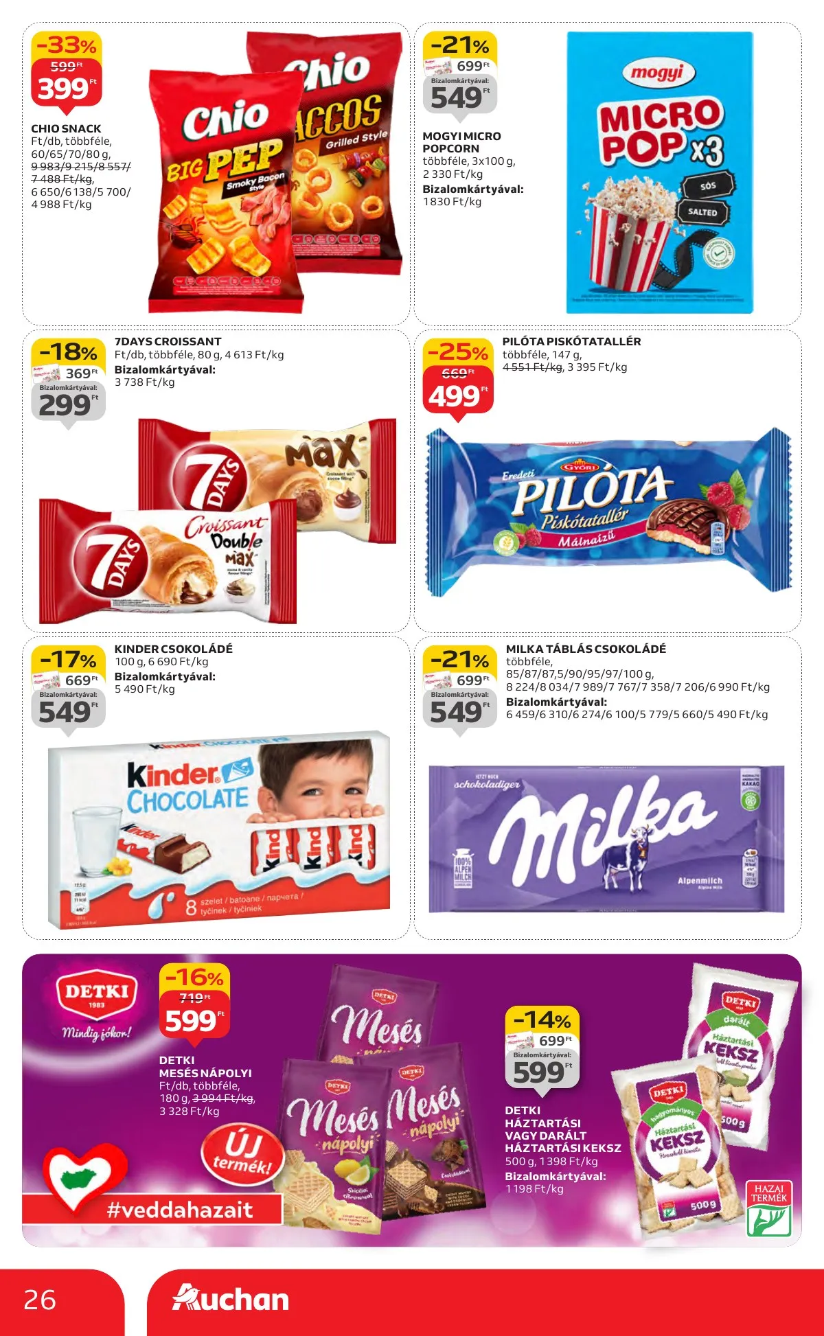 Auchan akciós újság Hipermarket 10.16–10.22 – 26. oldal