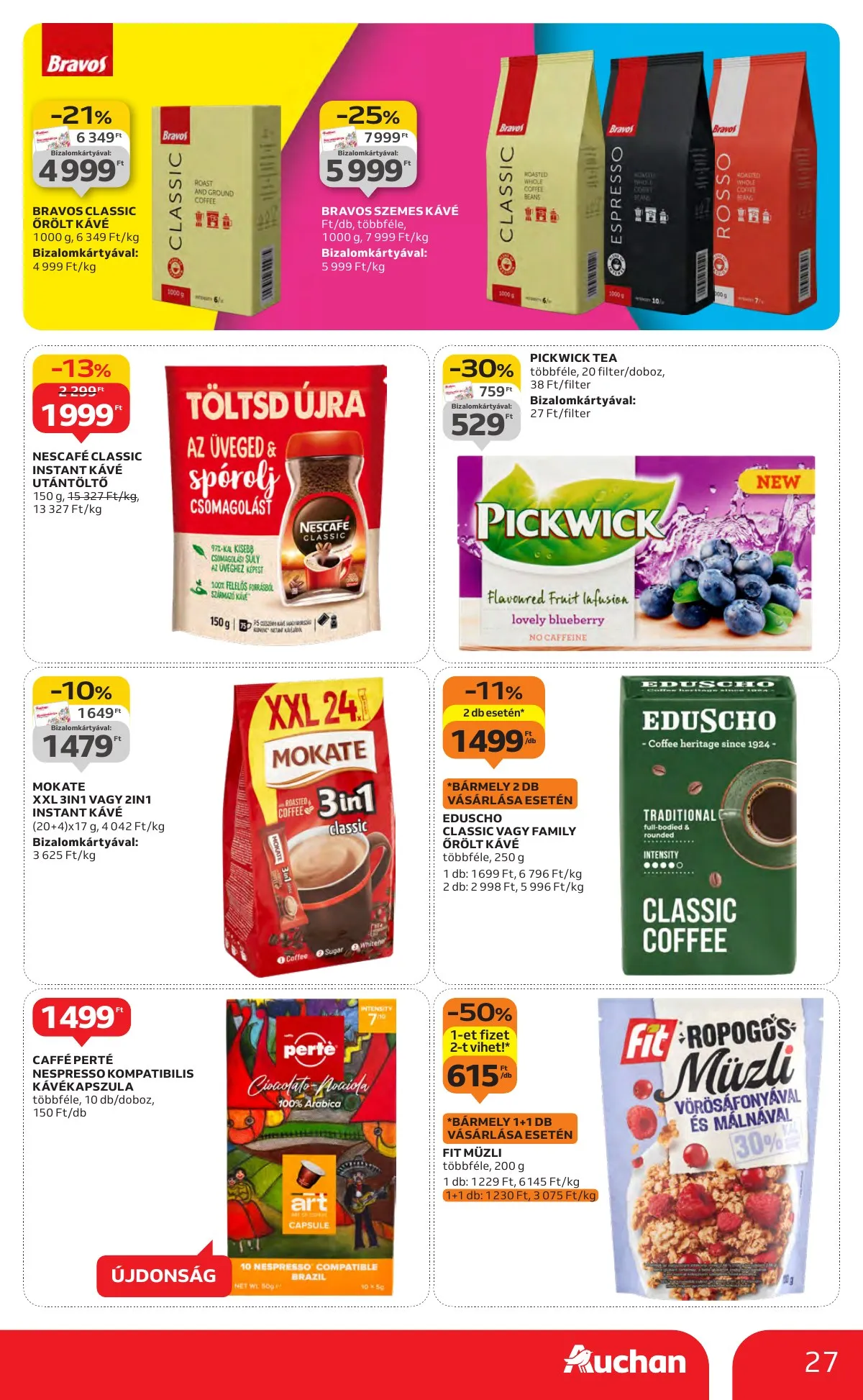 Auchan akciós újság Hipermarket 10.16–10.22 – 27. oldal