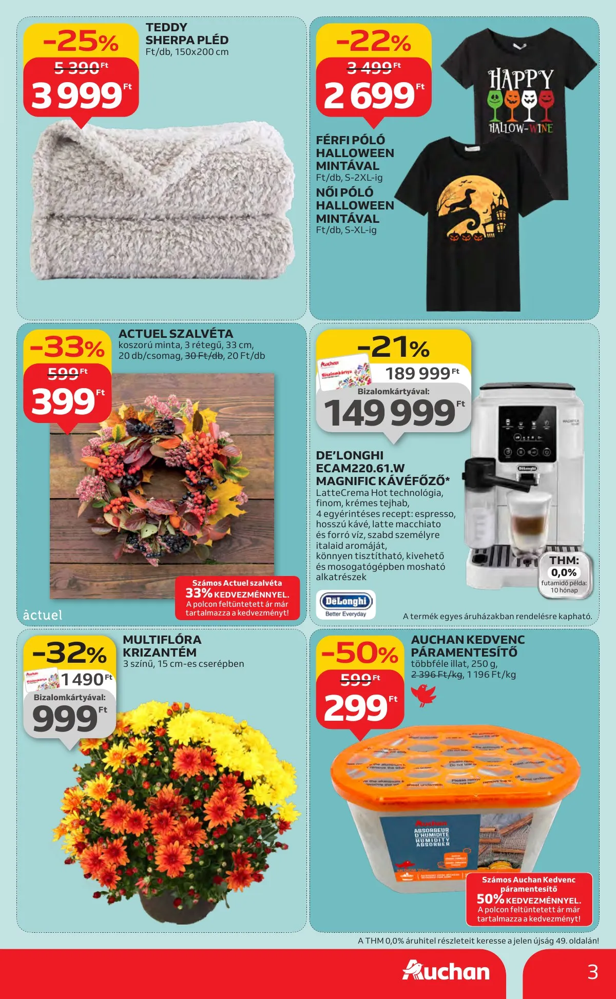 Auchan akciós újság Hipermarket 10.16–10.22 – 3. oldal