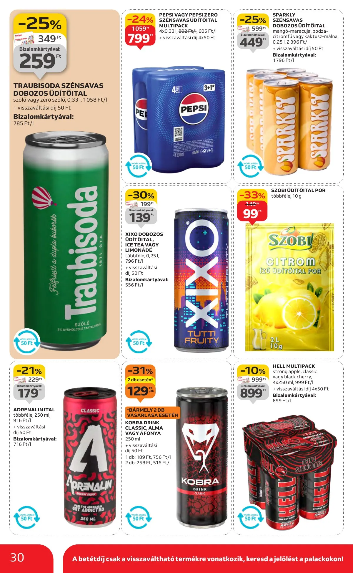 Auchan akciós újság Hipermarket 10.16–10.22 – 30. oldal