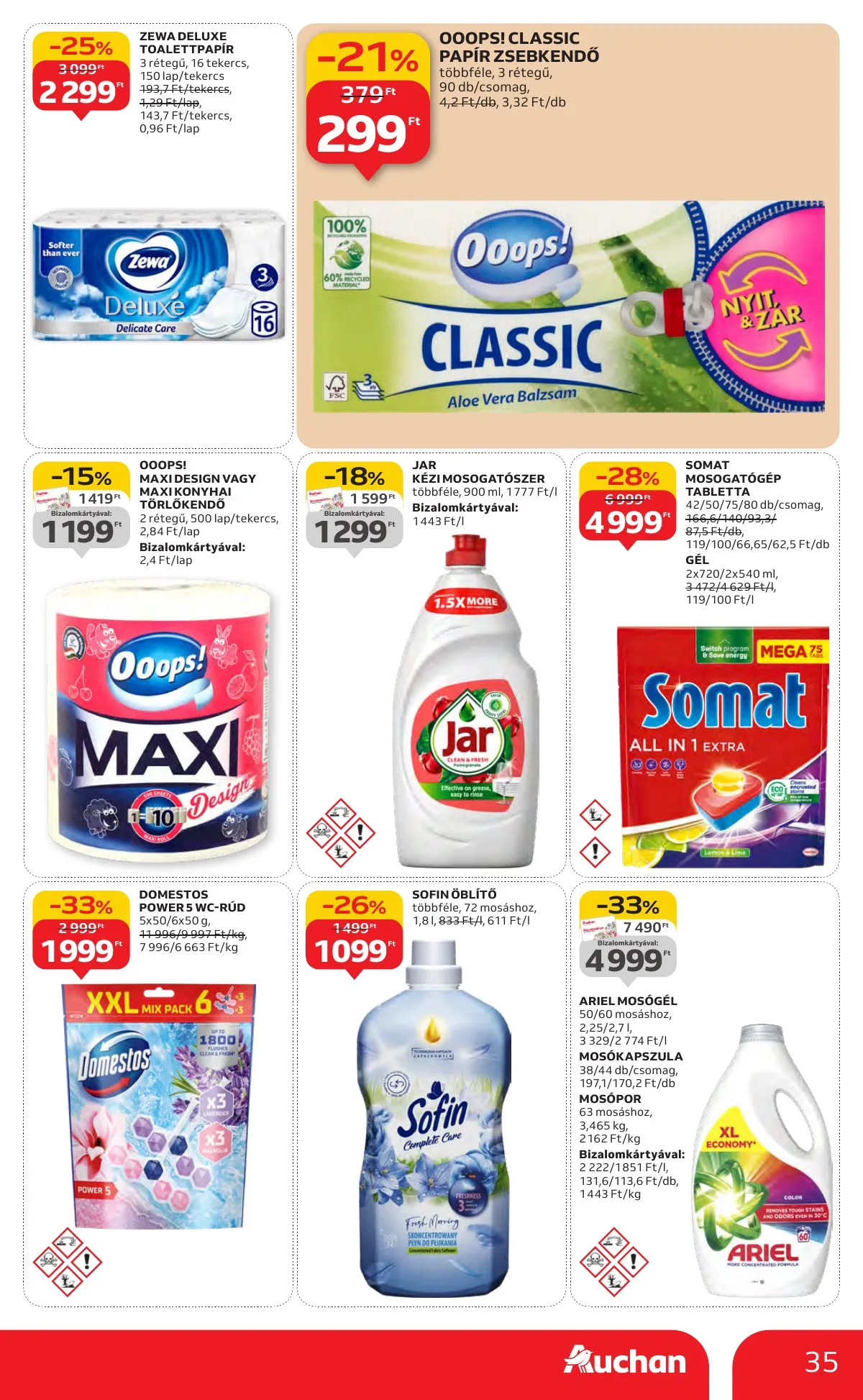 Auchan akciós újság Hipermarket 10.16–10.22 – 35. oldal