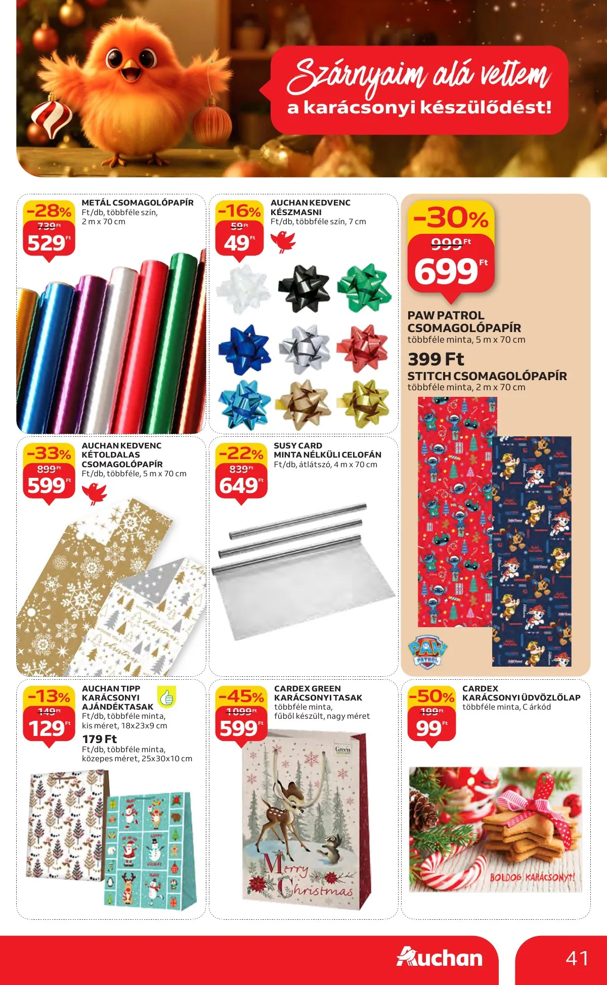 Auchan akciós újság Hipermarket 10.16–10.22 – 41. oldal