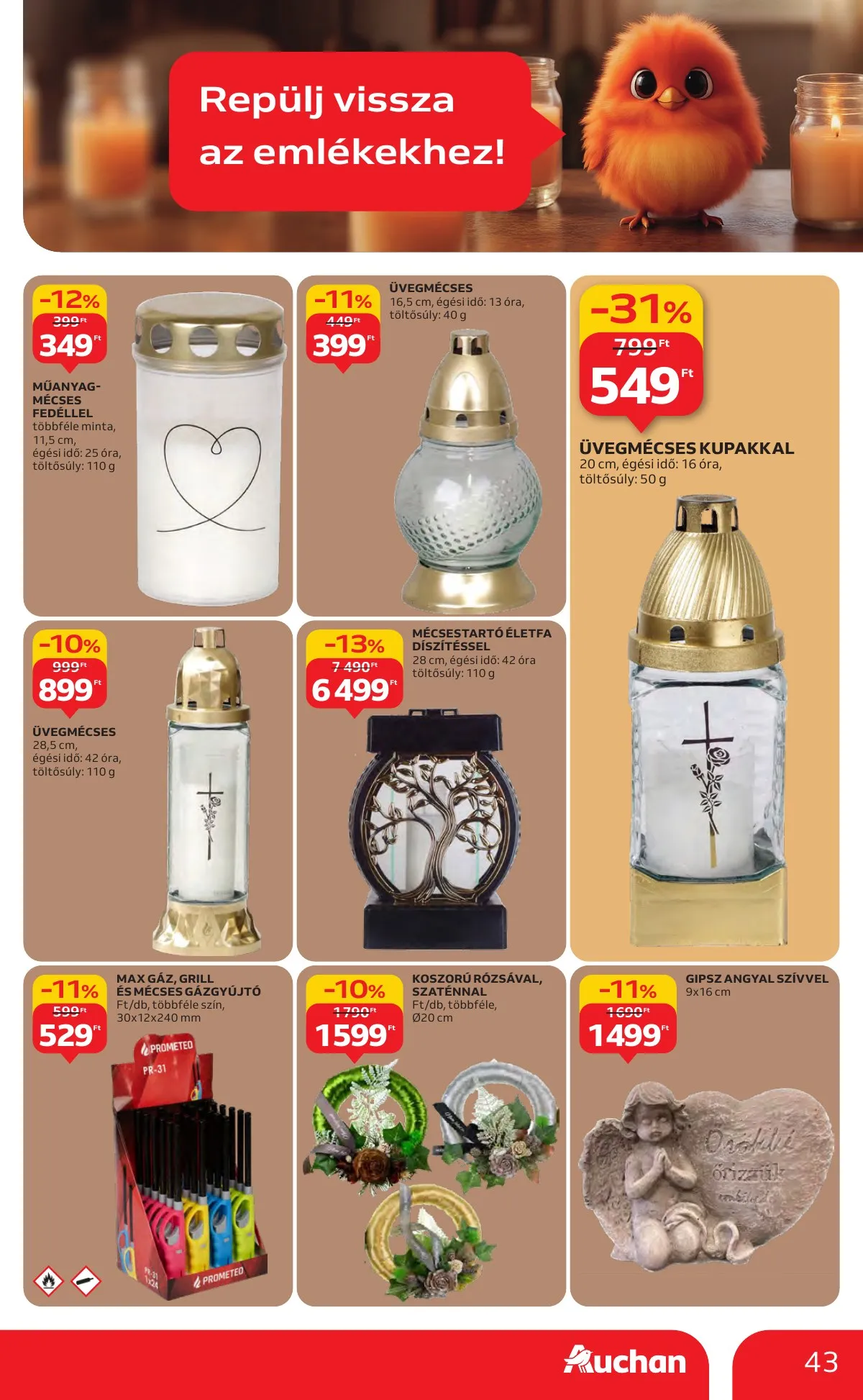 Auchan akciós újság Hipermarket 10.16–10.22 – 43. oldal