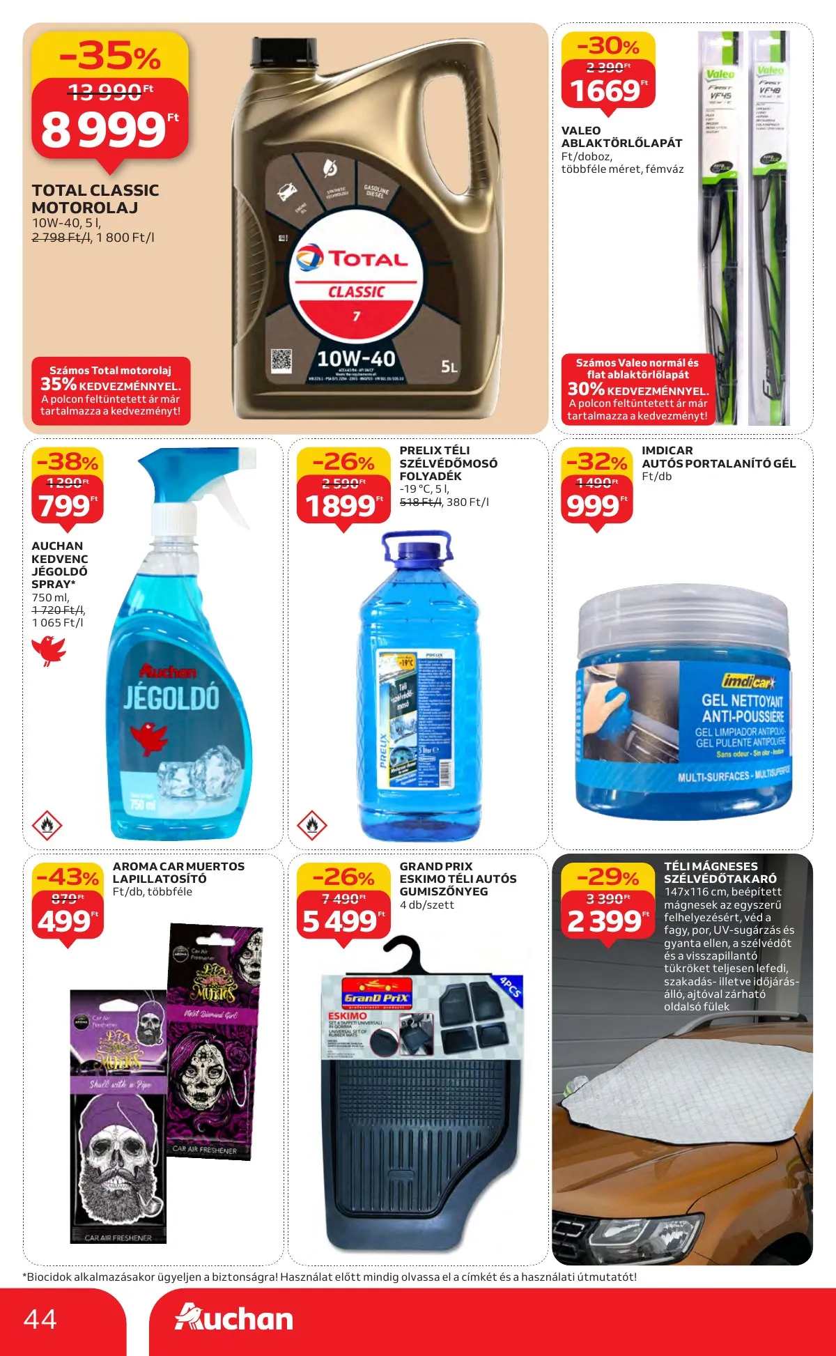 Auchan akciós újság Hipermarket 10.16–10.22 – 44. oldal