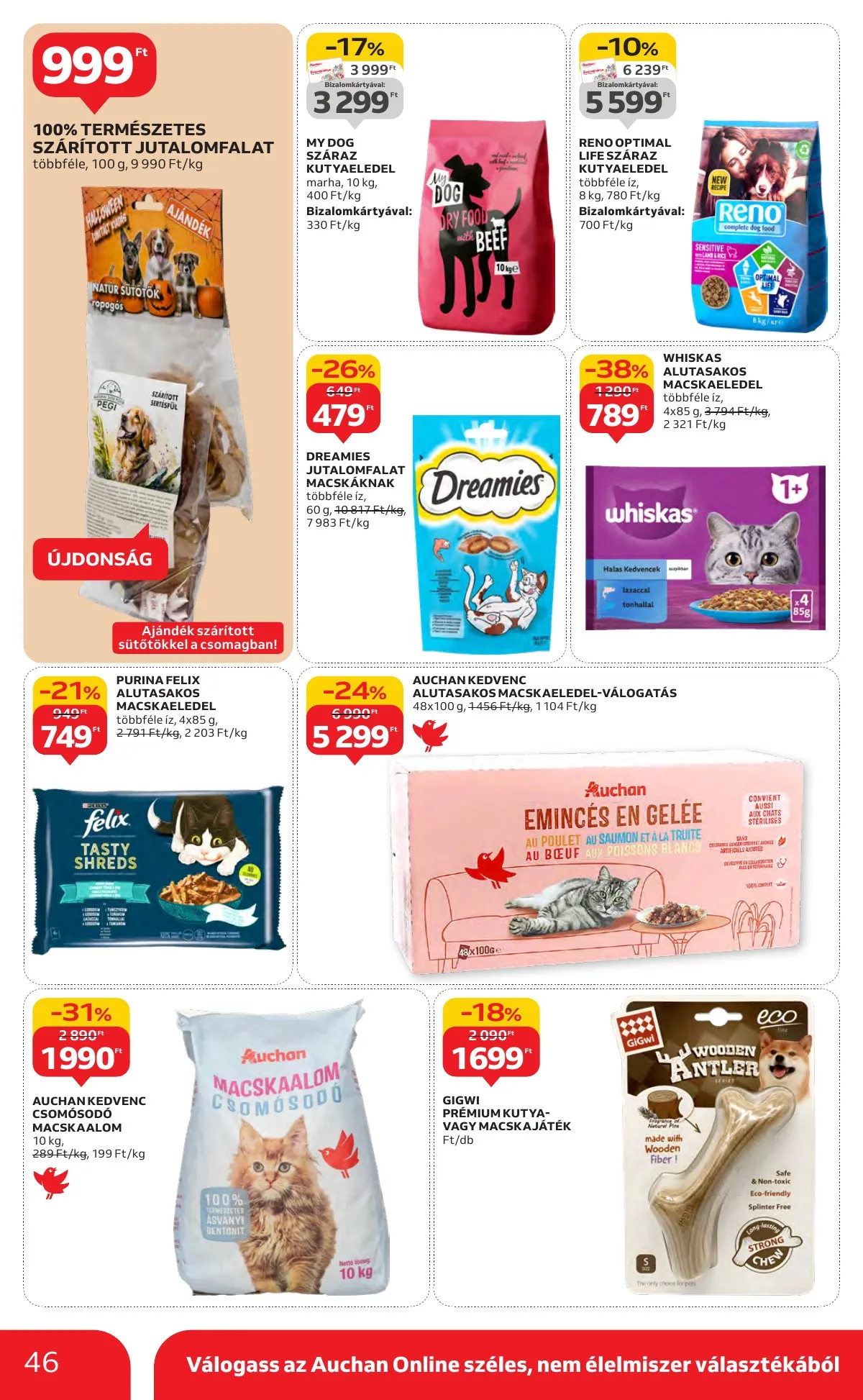Auchan akciós újság Hipermarket 10.16–10.22 – 46. oldal