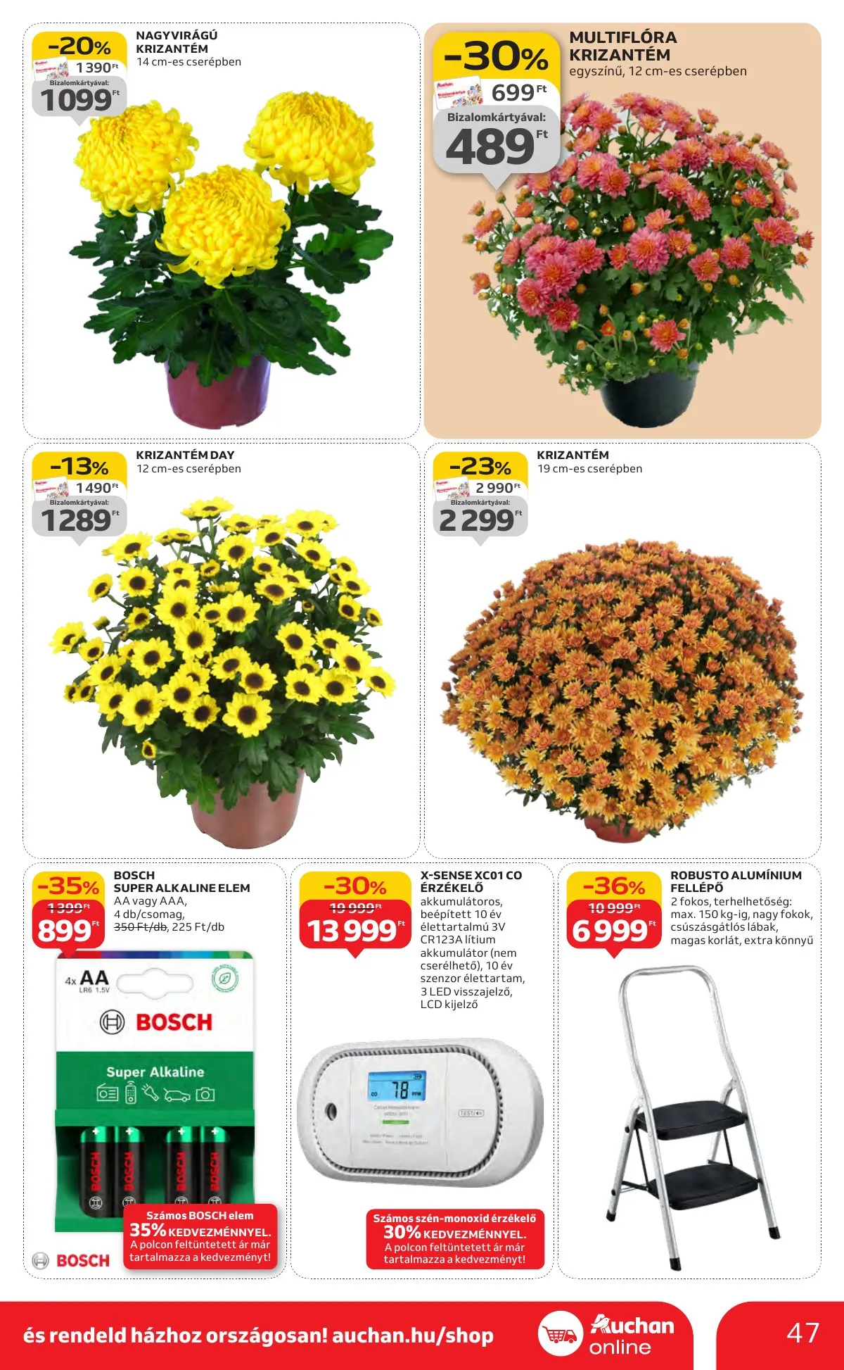 Auchan akciós újság Hipermarket 10.16–10.22 – 47. oldal