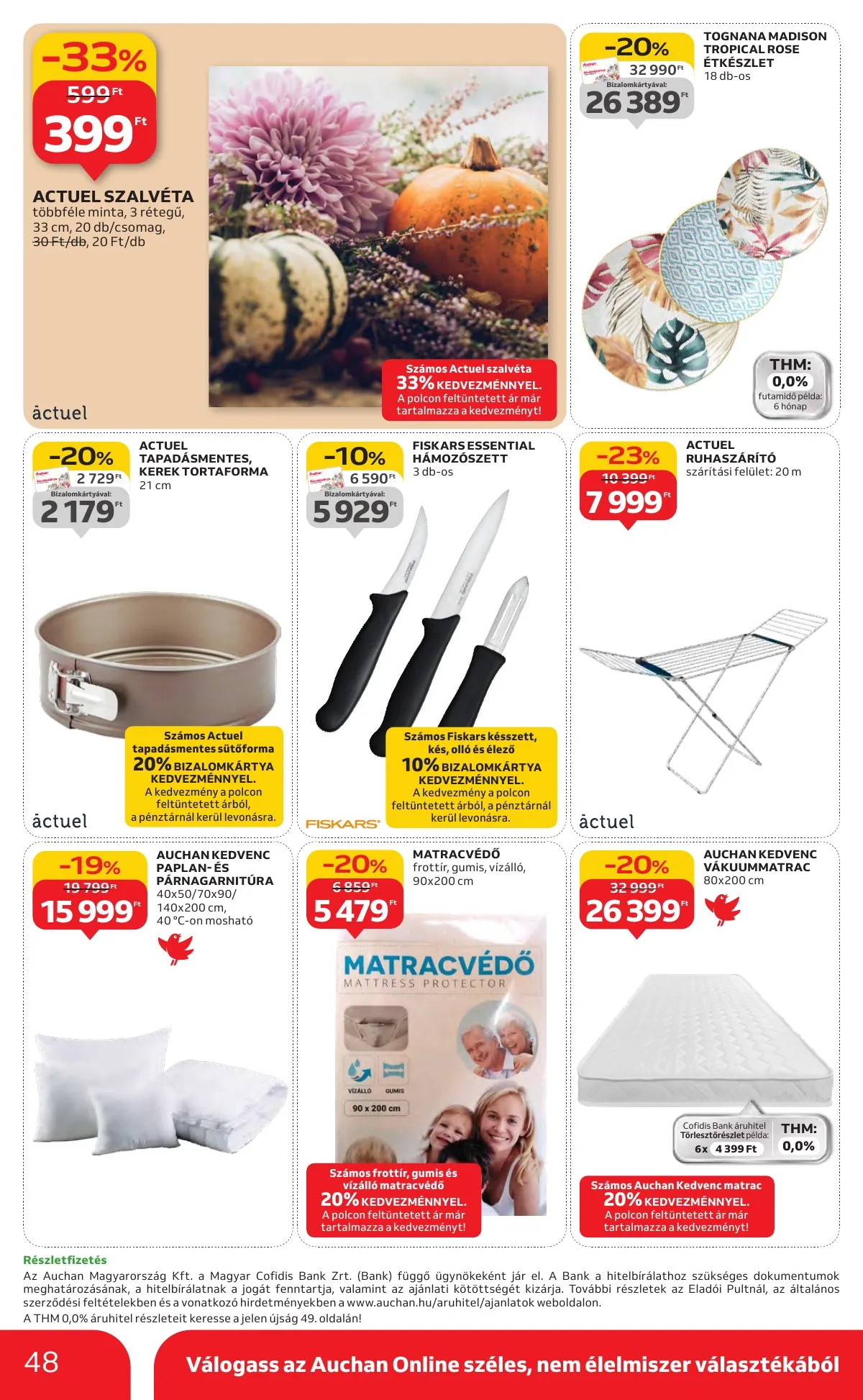 Auchan akciós újság Hipermarket 10.16–10.22 – 48. oldal