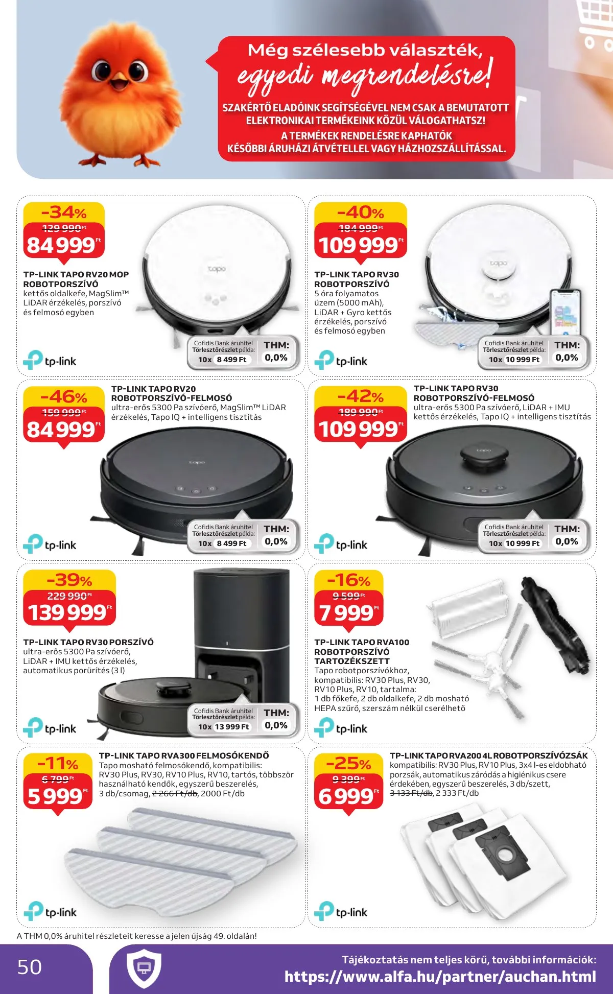 Auchan akciós újság Hipermarket 10.16–10.22 – 50. oldal