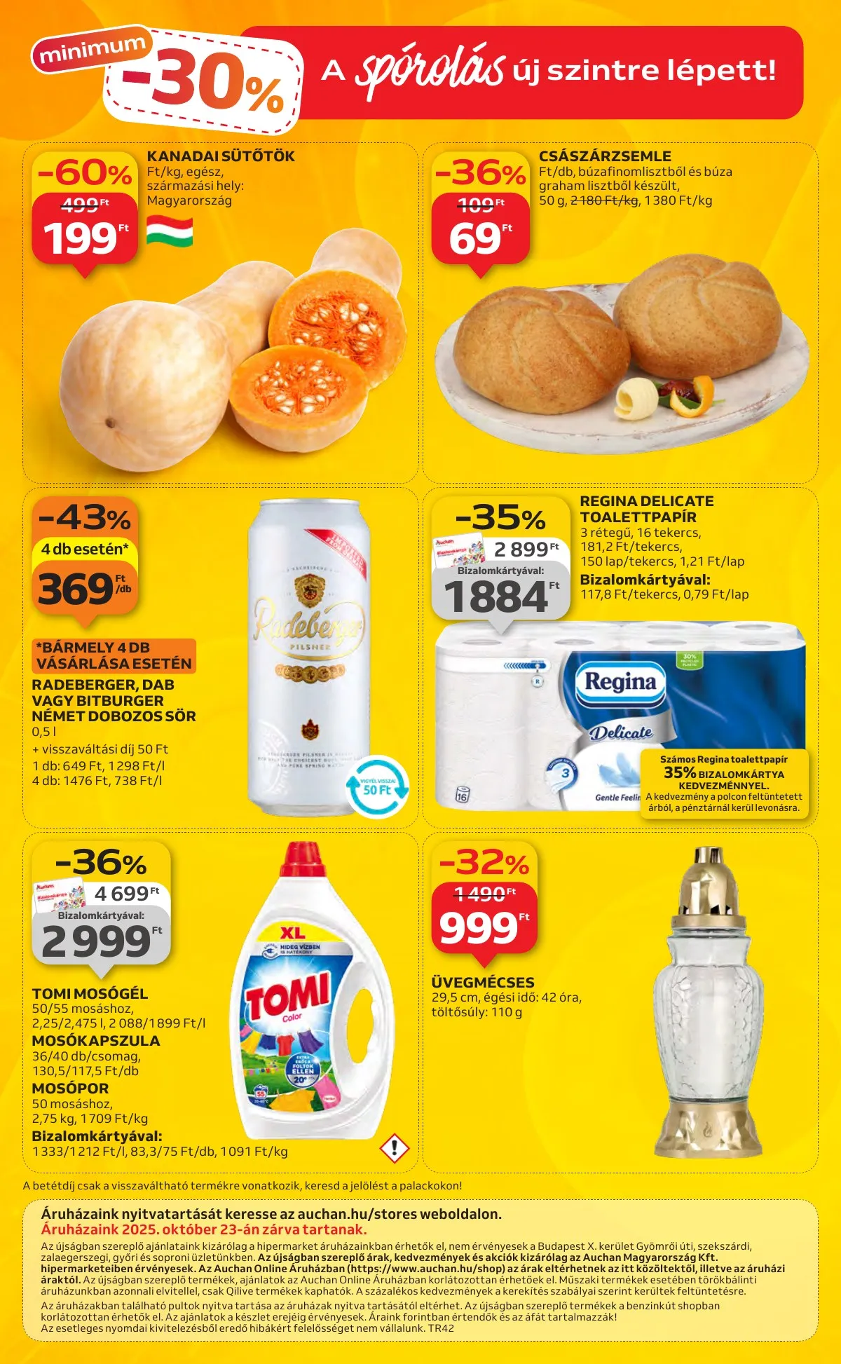 Auchan akciós újság Hipermarket 10.16–10.22 – 54. oldal