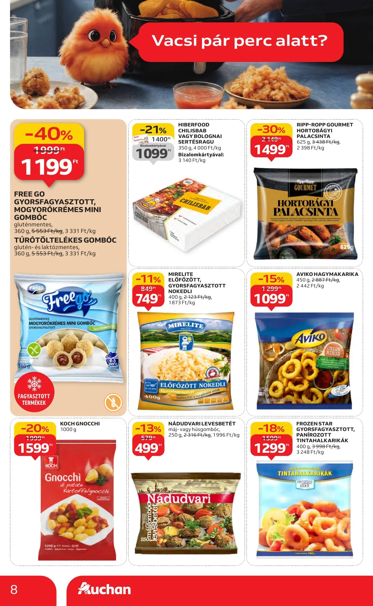 Auchan akciós újság Hipermarket 10.16–10.22 – 8. oldal