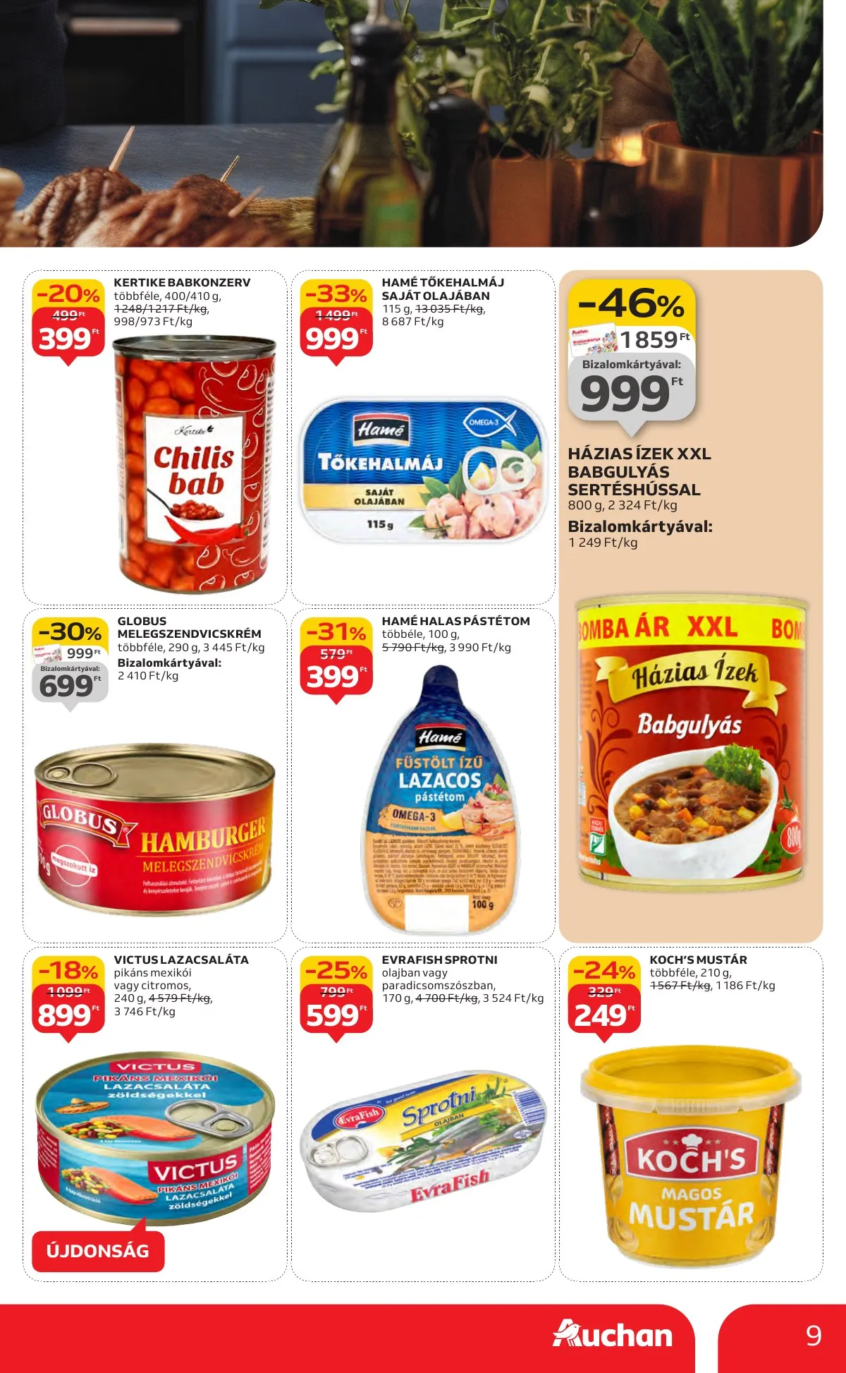 Auchan akciós újság Hipermarket 10.16–10.22 – 9. oldal