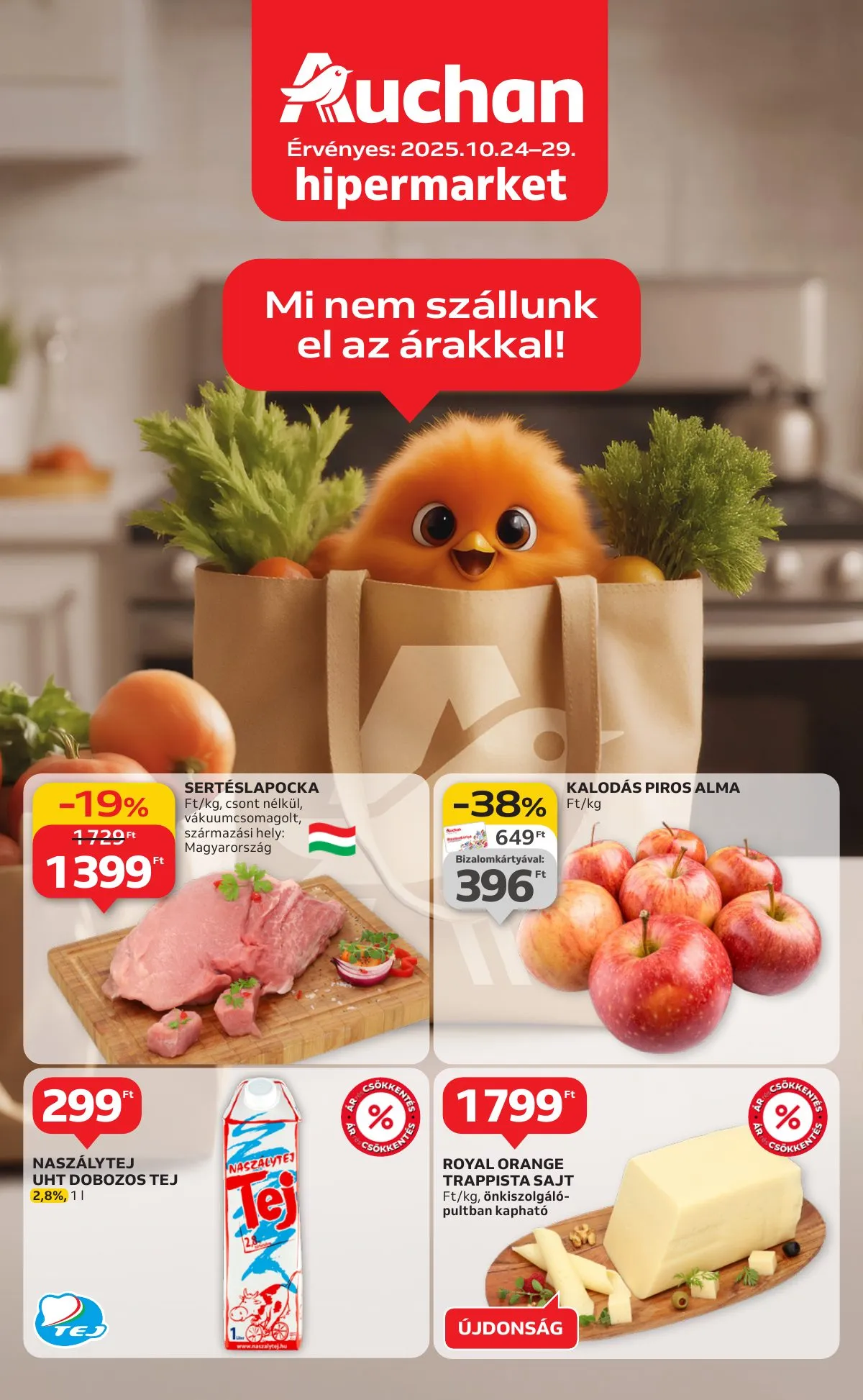 Auchan akciós újság Hipermarket 10.23–10.29