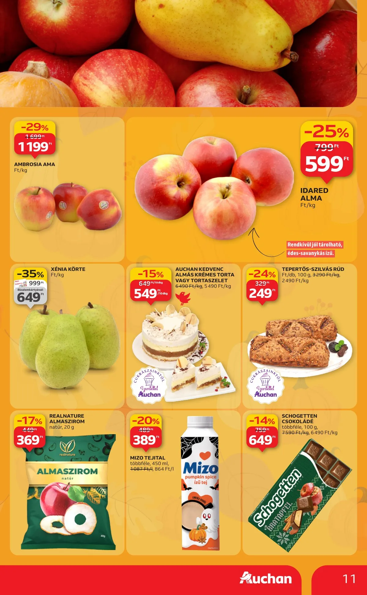 Auchan akciós újság Hipermarket 10.23–10.29 – 11. oldal