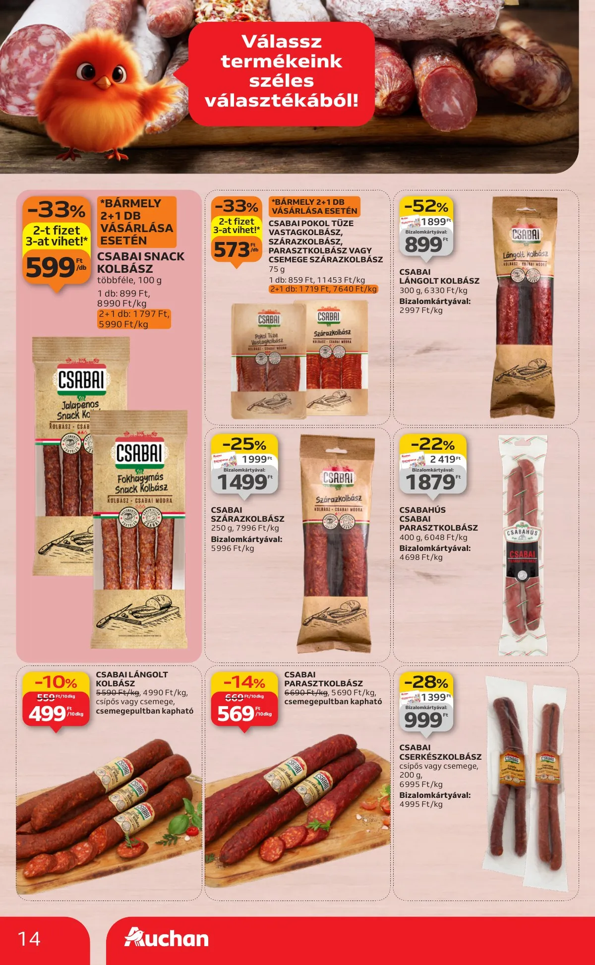 Auchan akciós újság Hipermarket 10.23–10.29 – 14. oldal