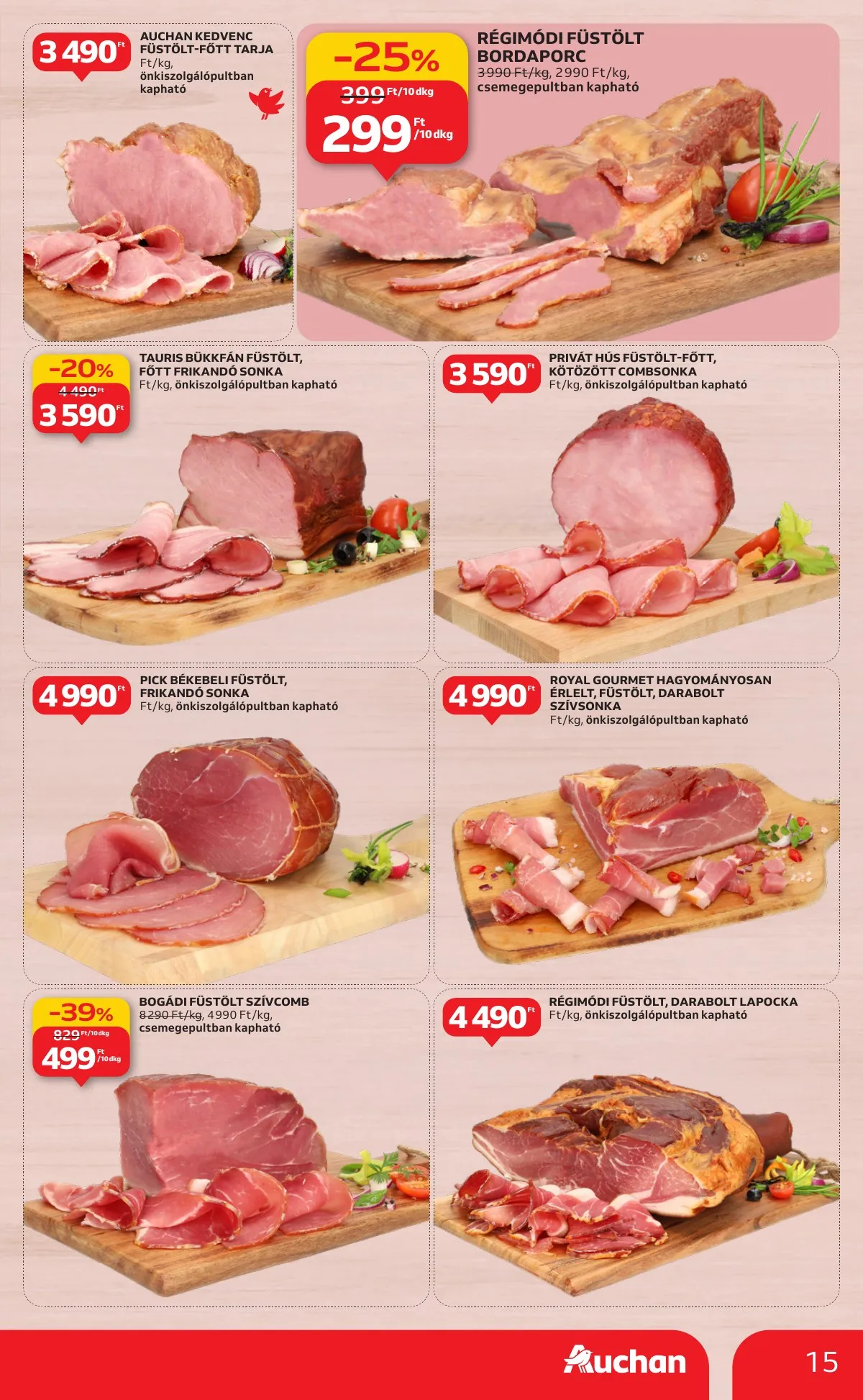 Auchan akciós újság Hipermarket 10.23–10.29 – 15. oldal