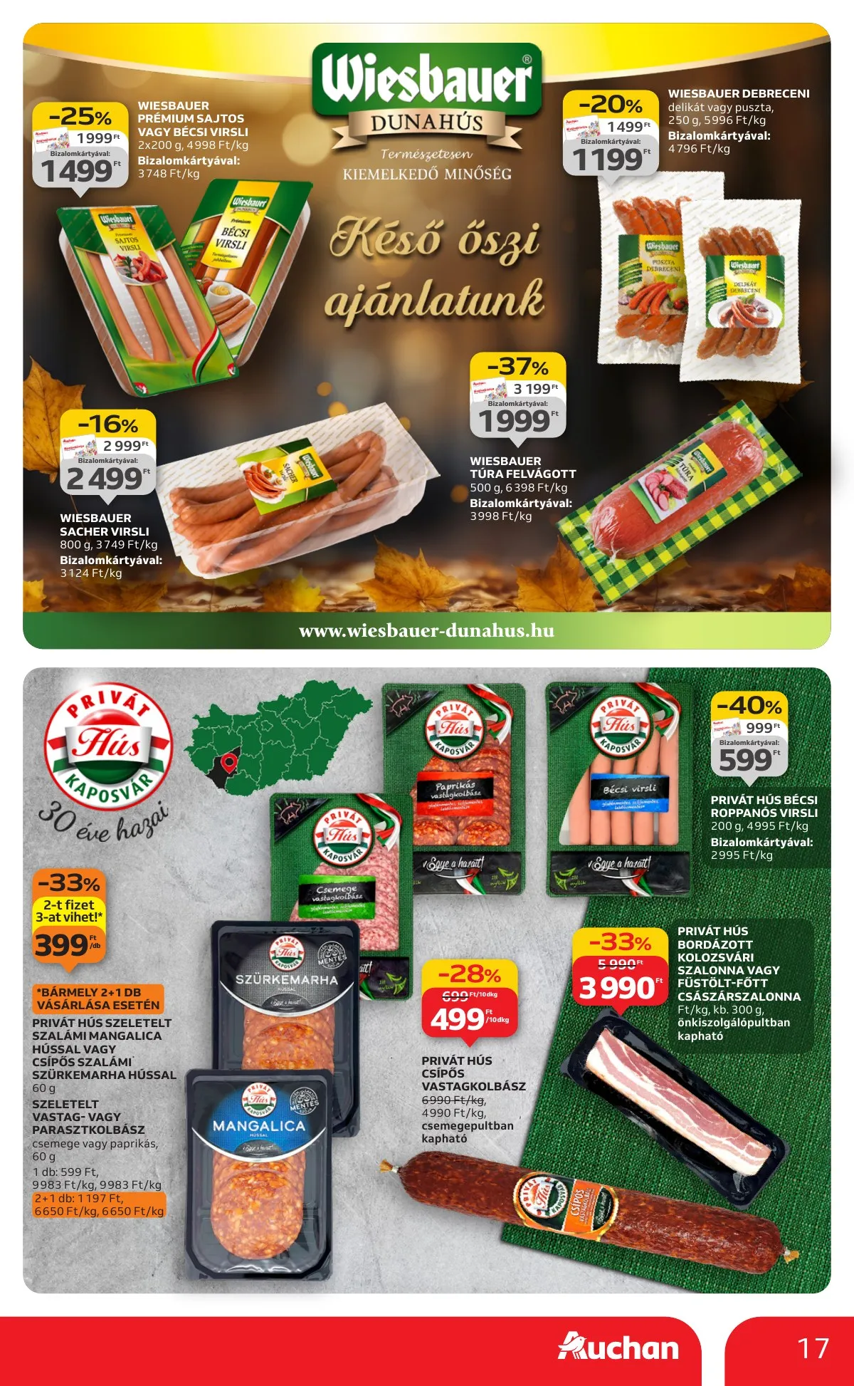 Auchan akciós újság Hipermarket 10.23–10.29 – 17. oldal