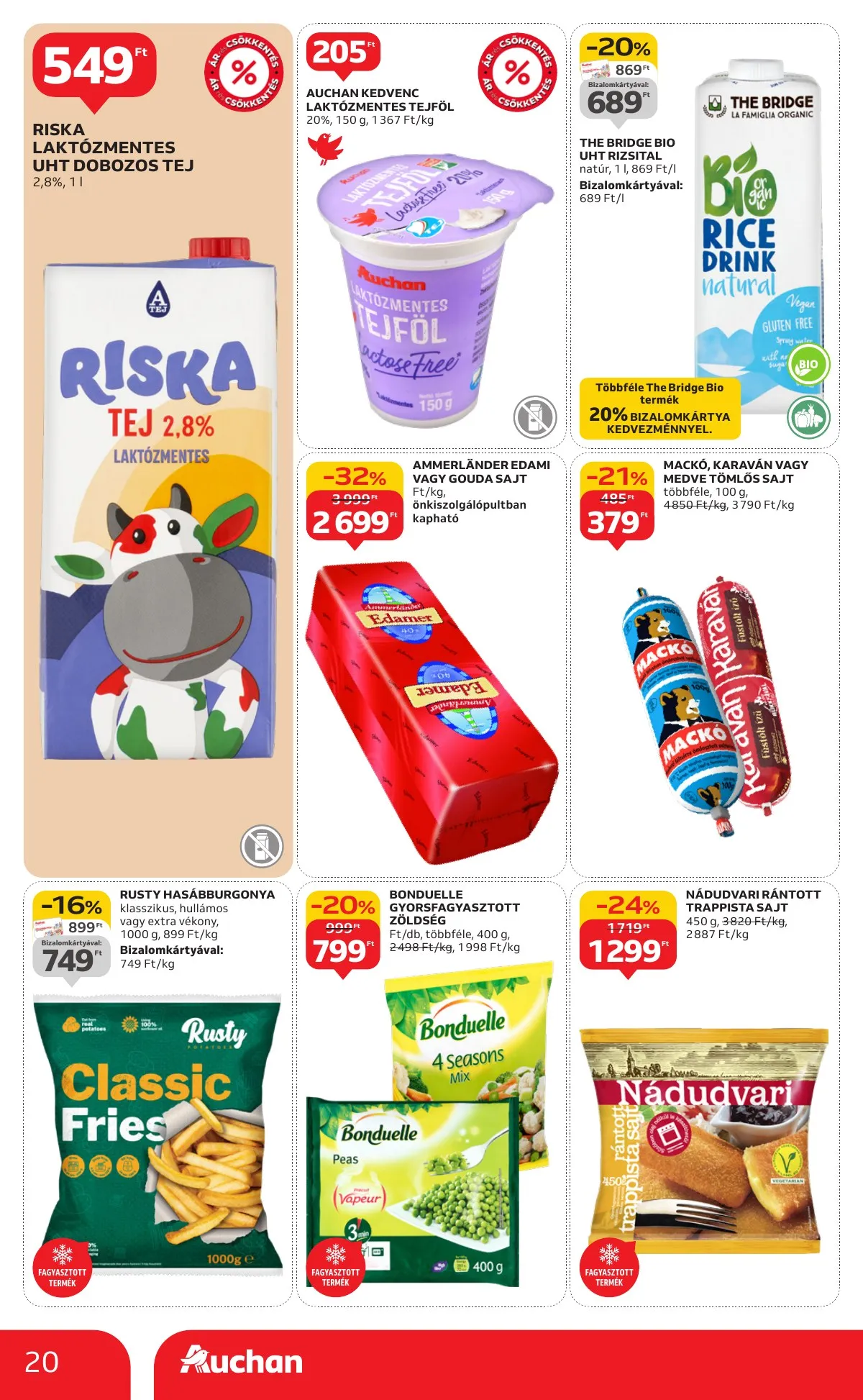 Auchan akciós újság Hipermarket 10.23–10.29 – 20. oldal