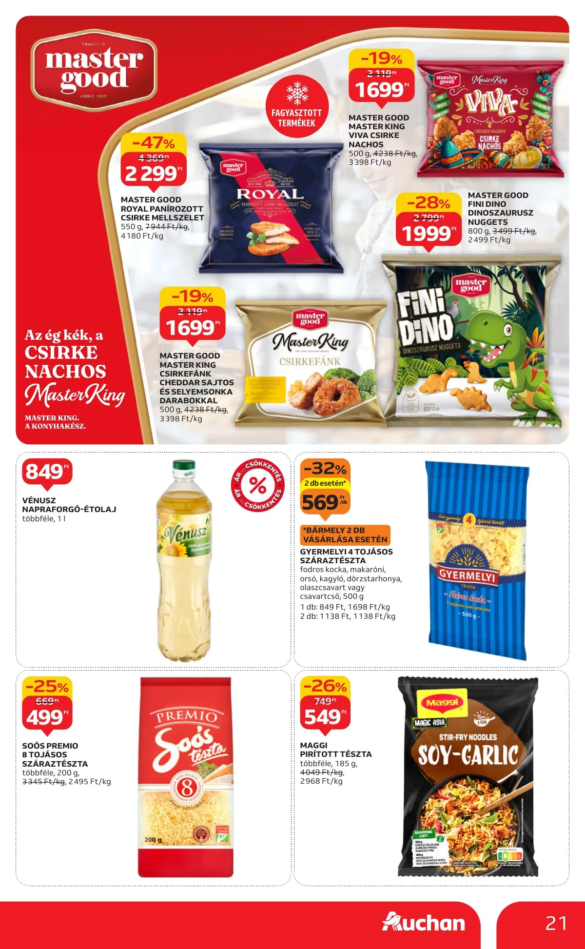 Auchan akciós újság Hipermarket 10.23–10.29 – 21. oldal