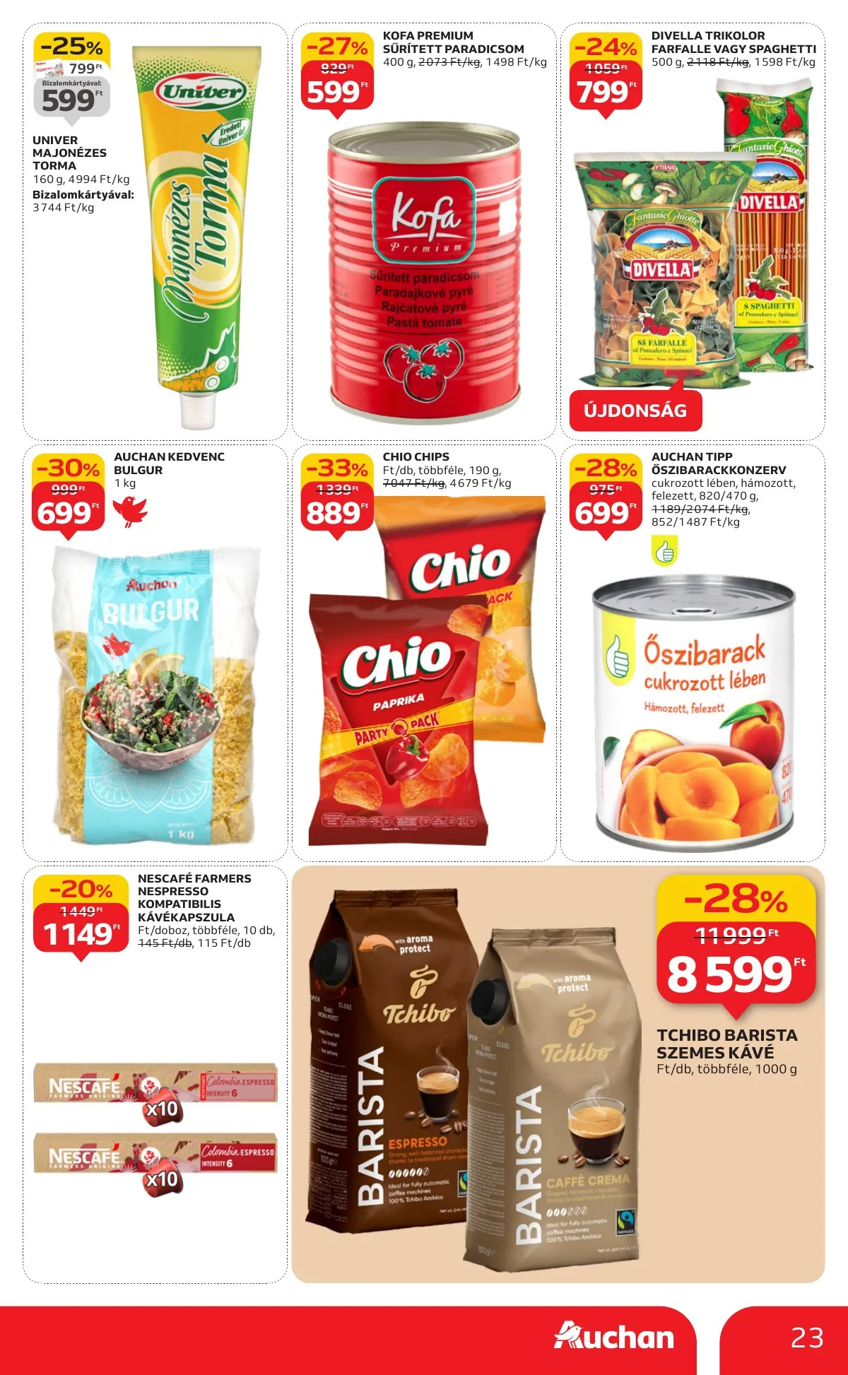 Auchan akciós újság Hipermarket 10.23–10.29 – 23. oldal