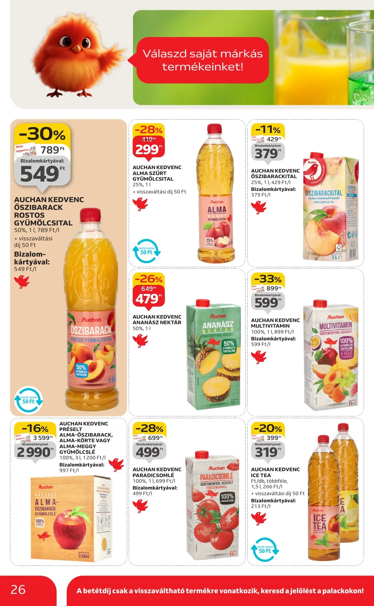 Auchan akciós újság Hipermarket 10.23–10.29 – 26. oldal