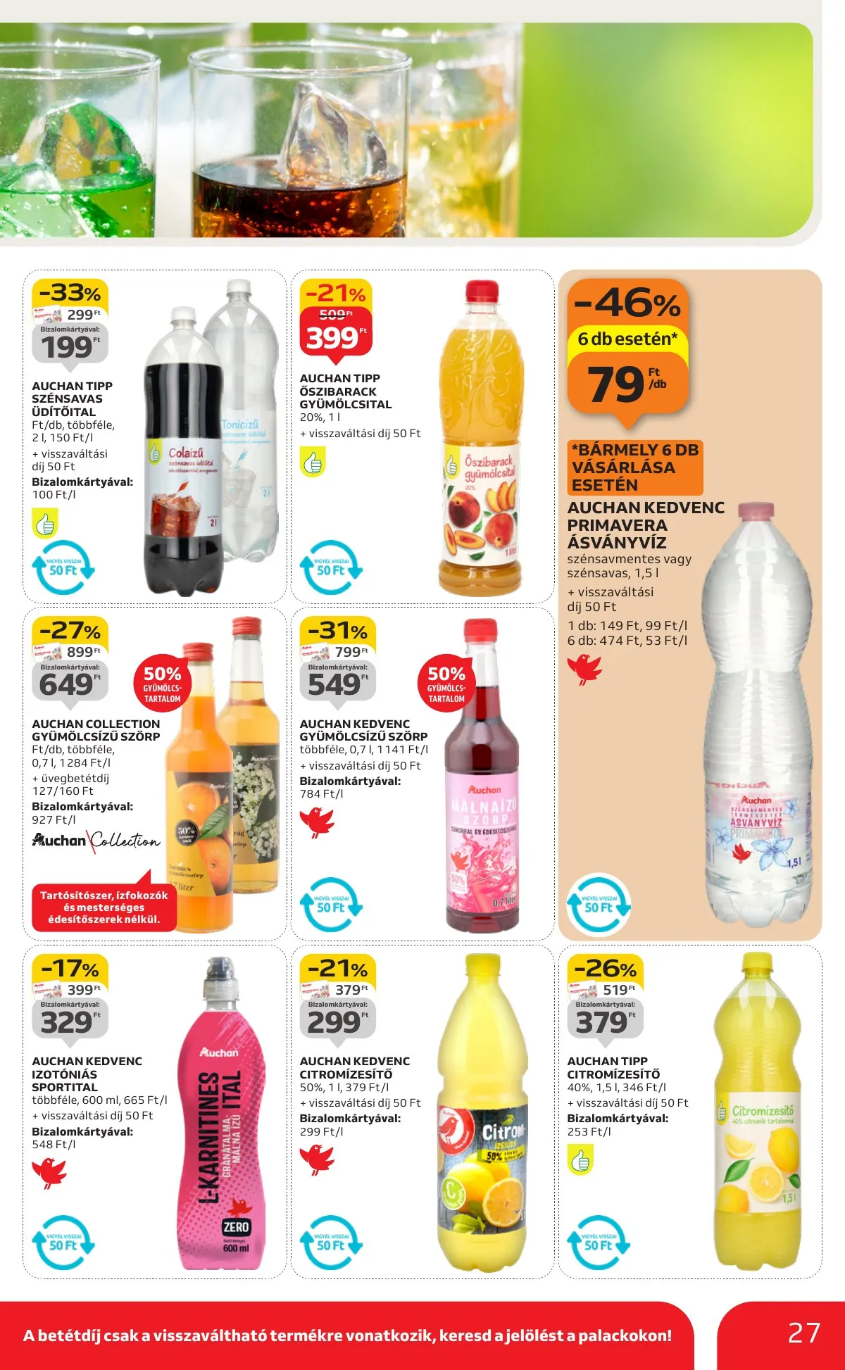 Auchan akciós újság Hipermarket 10.23–10.29 – 27. oldal