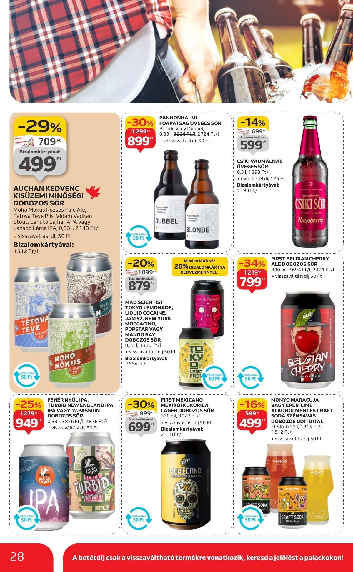 Auchan akciós újság Hipermarket 10.23–10.29 – 28. oldal