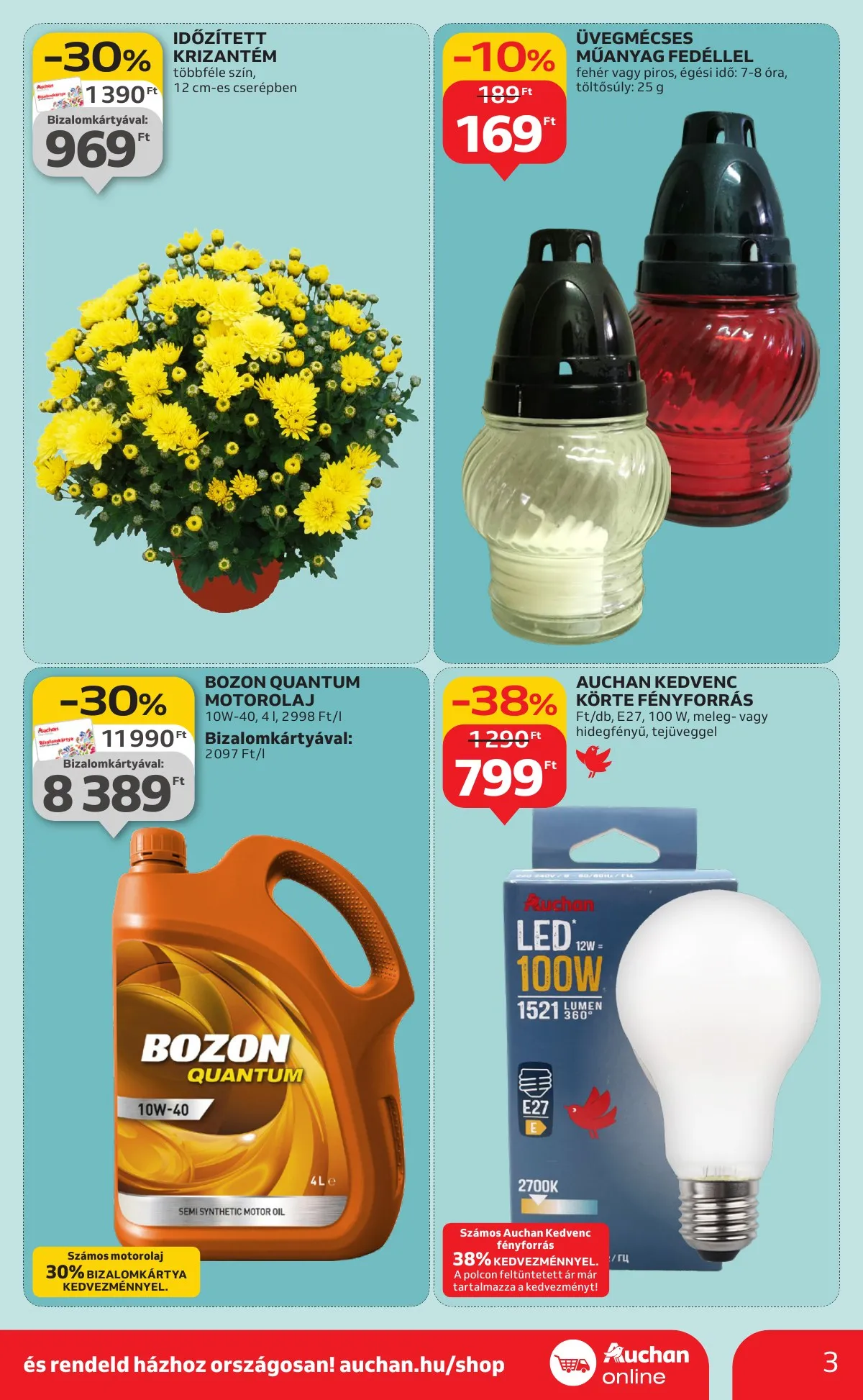 Auchan akciós újság Hipermarket 10.23–10.29 – 3. oldal
