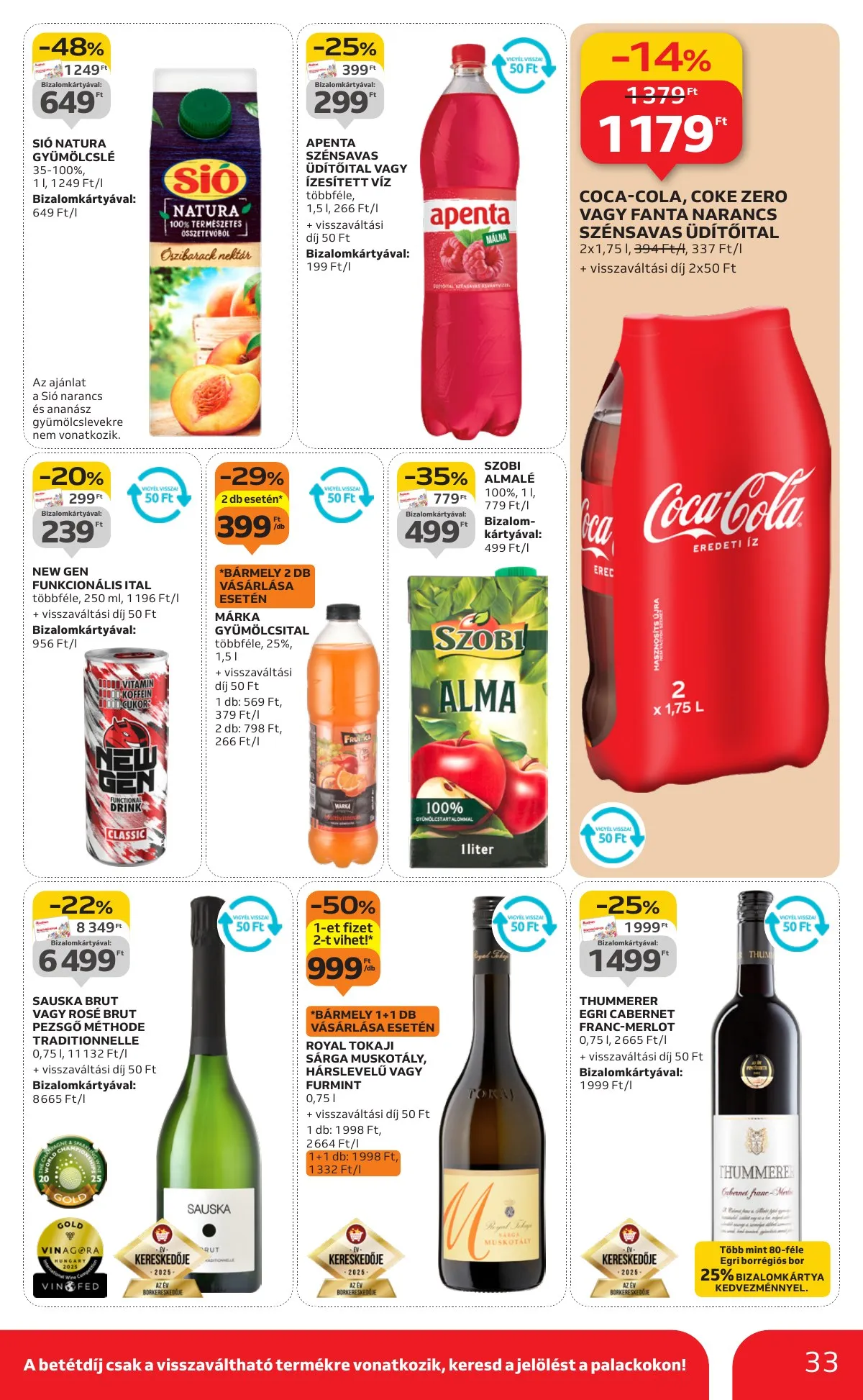 Auchan akciós újság Hipermarket 10.23–10.29 – 33. oldal