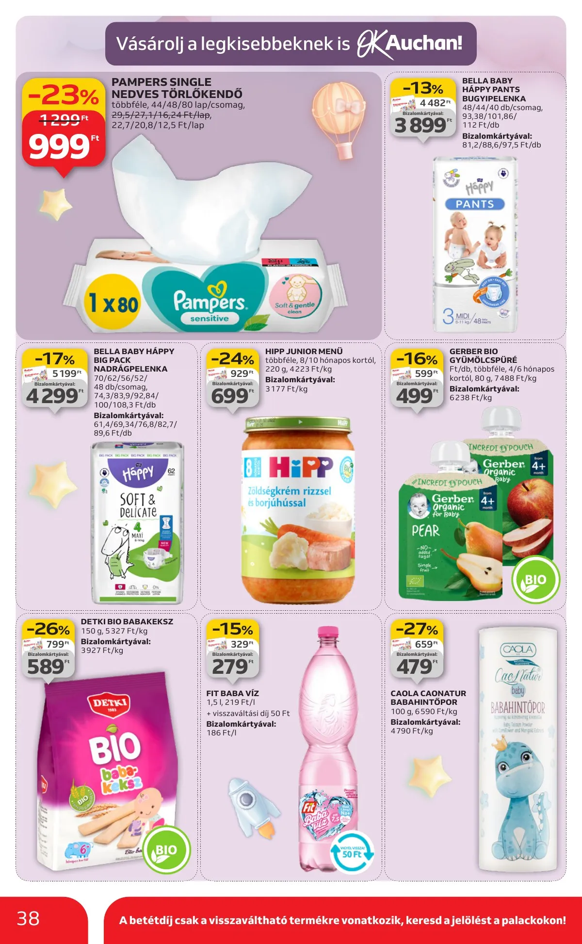 Auchan akciós újság Hipermarket 10.23–10.29 – 38. oldal