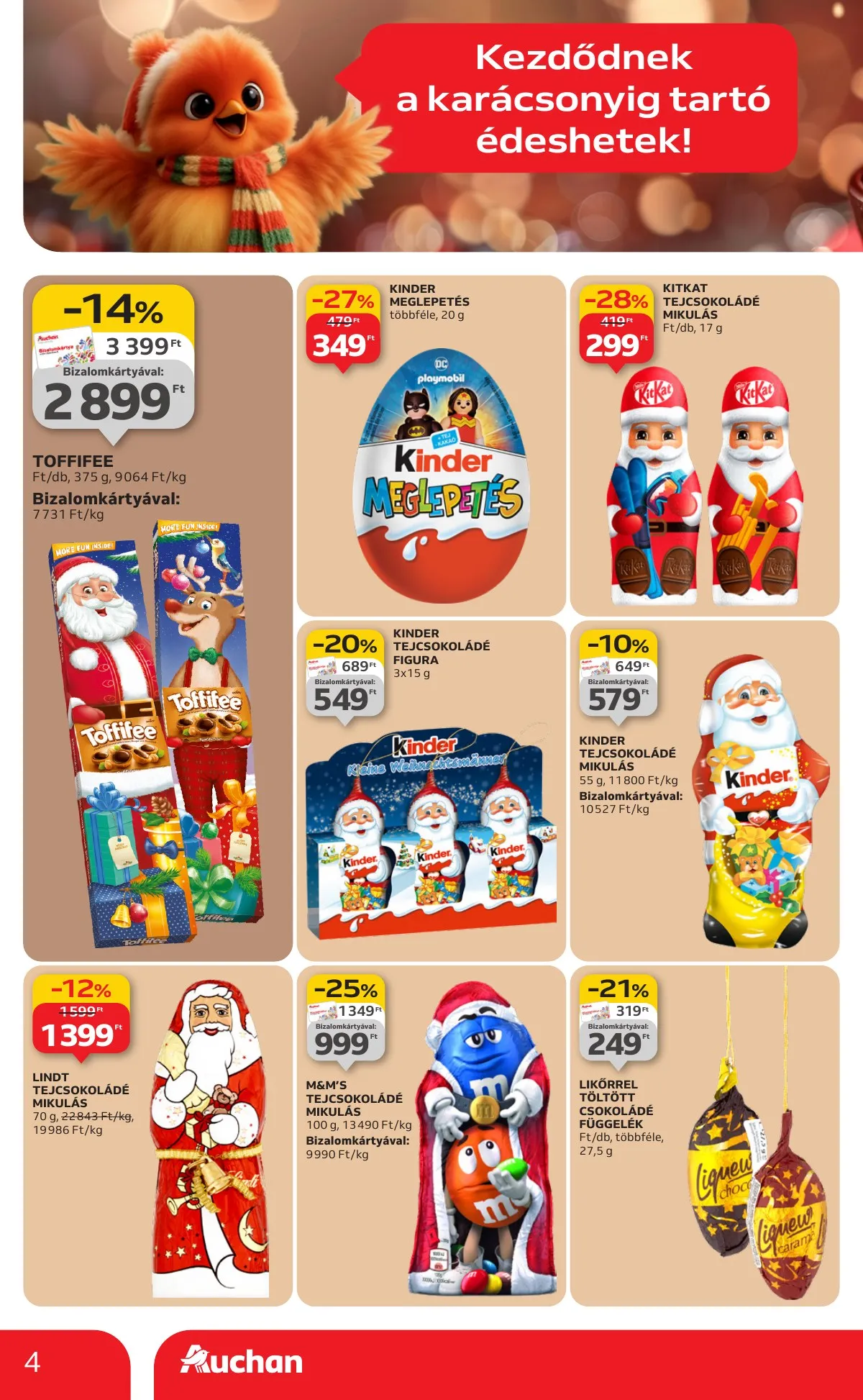 Auchan akciós újság Hipermarket 10.23–10.29 – 4. oldal