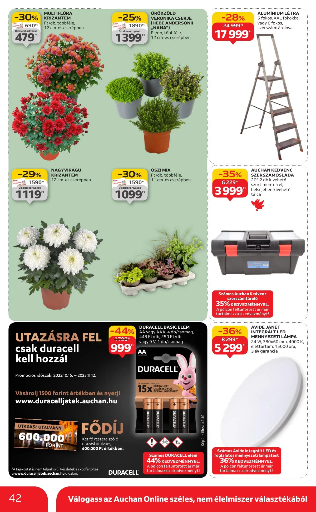 Auchan akciós újság Hipermarket 10.23–10.29 – 42. oldal
