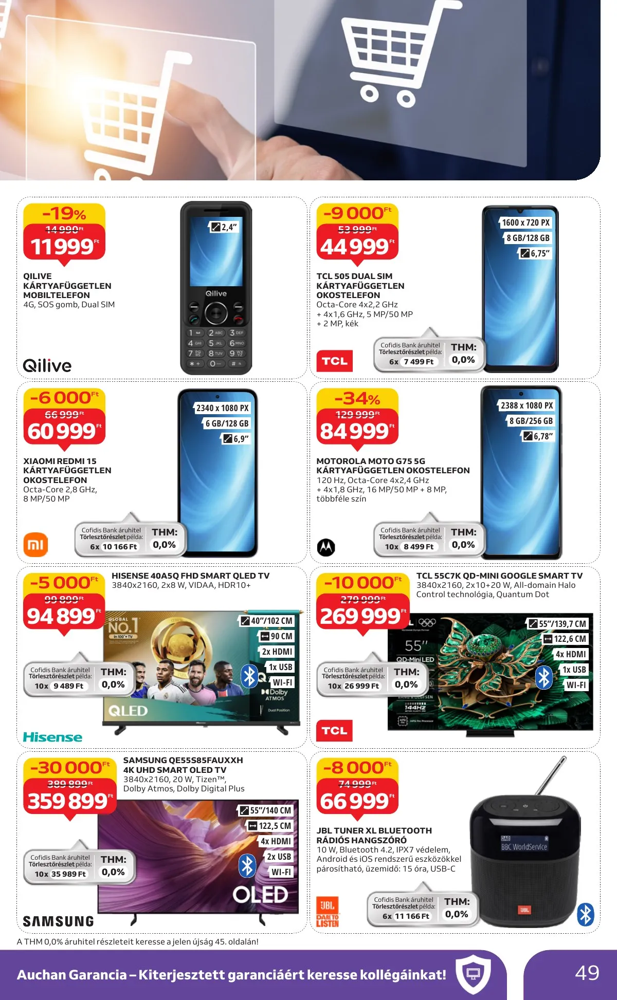 Auchan akciós újság Hipermarket 10.23–10.29 – 49. oldal