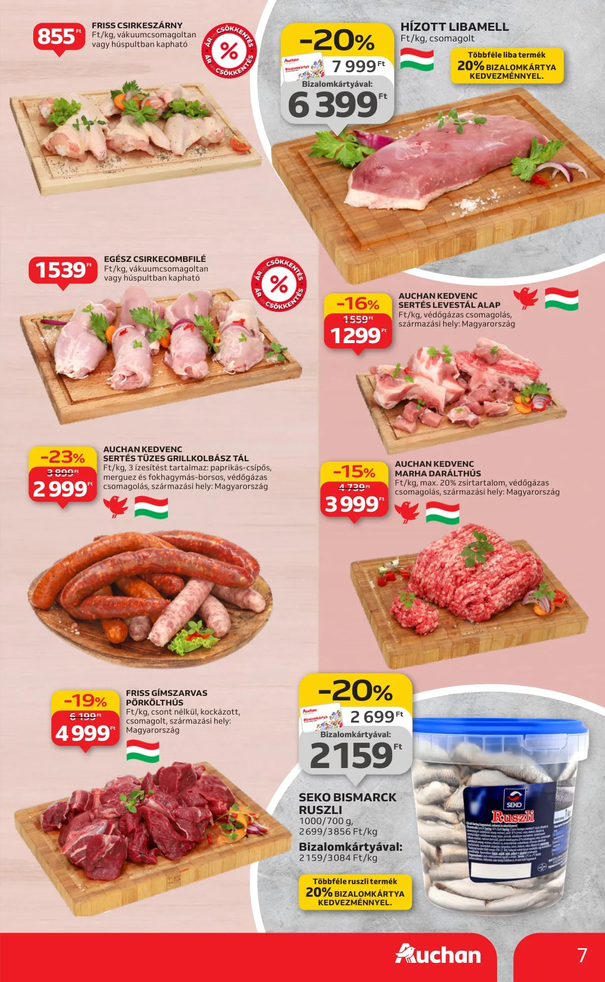 Auchan akciós újság Hipermarket 10.23–10.29 – 7. oldal