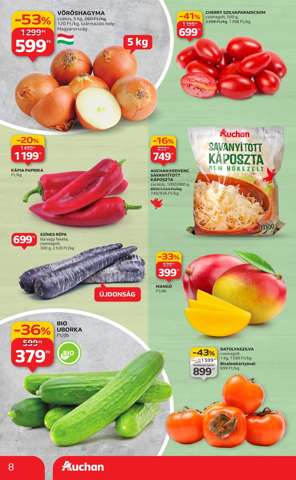 Auchan akciós újság Hipermarket 10.23–10.29 – 8. oldal