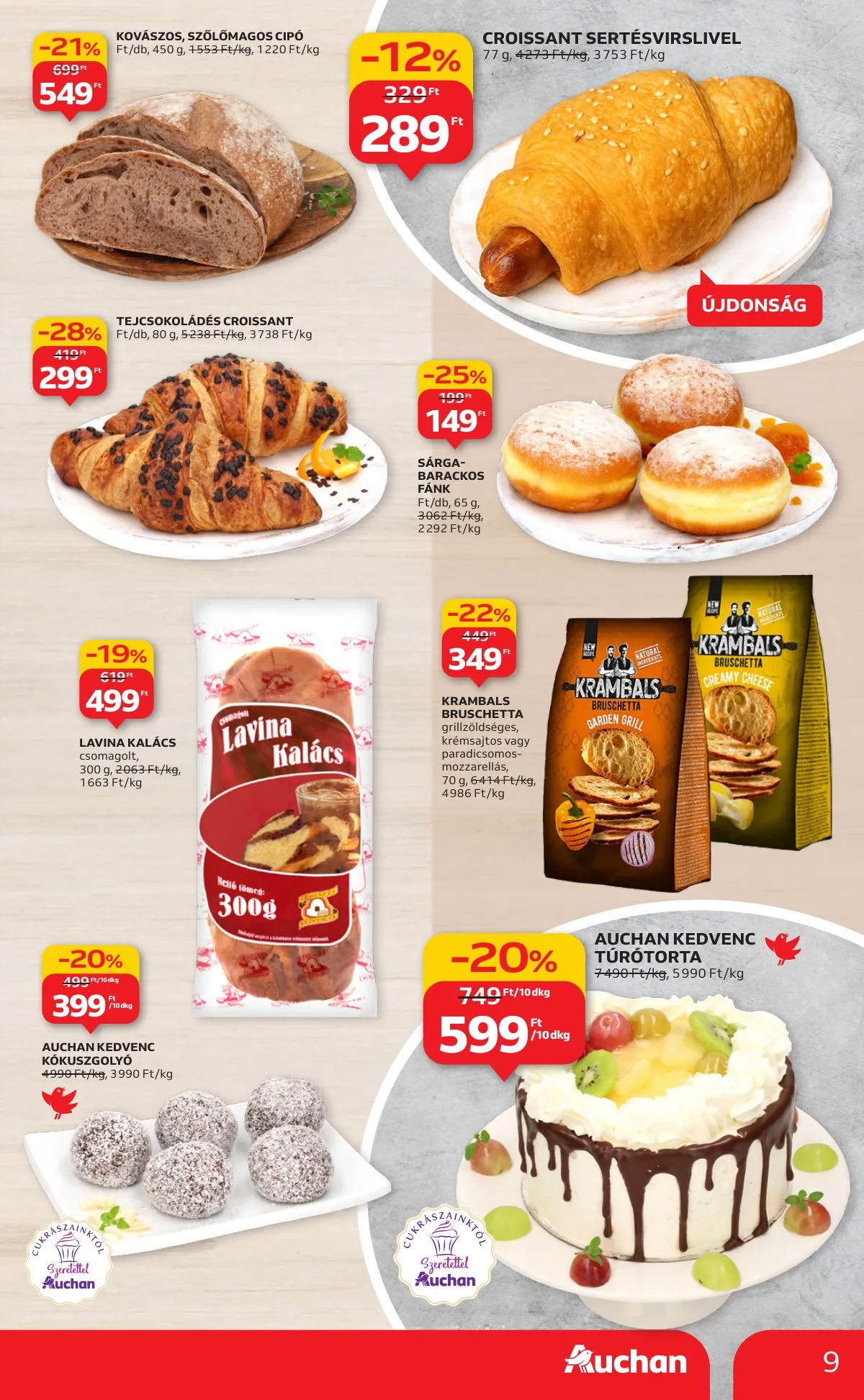 Auchan akciós újság Hipermarket 10.23–10.29 – 9. oldal