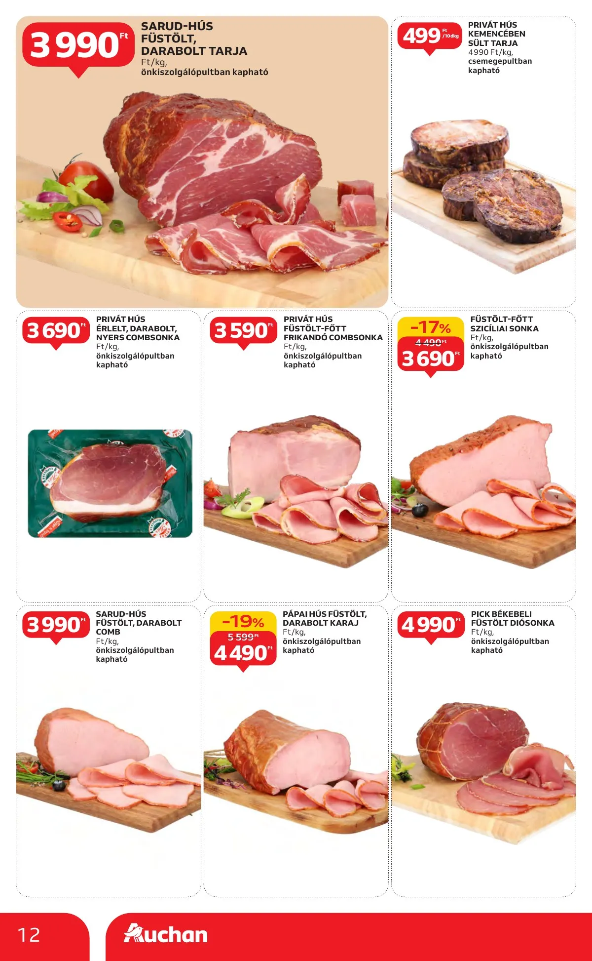 Auchan akciós újság Hipermarket 10.30–11.05 – 12. oldal