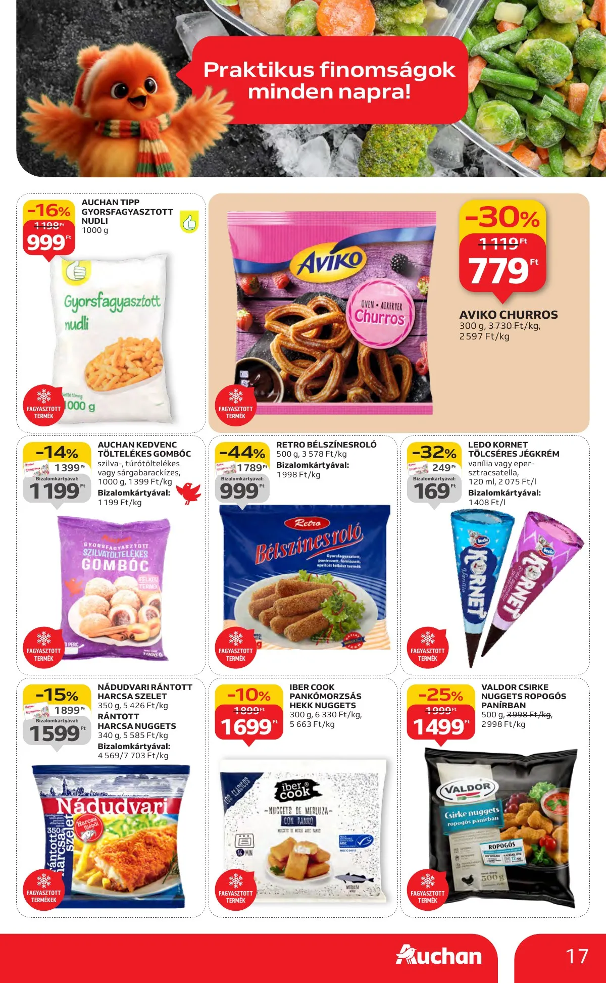 Auchan akciós újság Hipermarket 10.30–11.05 – 17. oldal