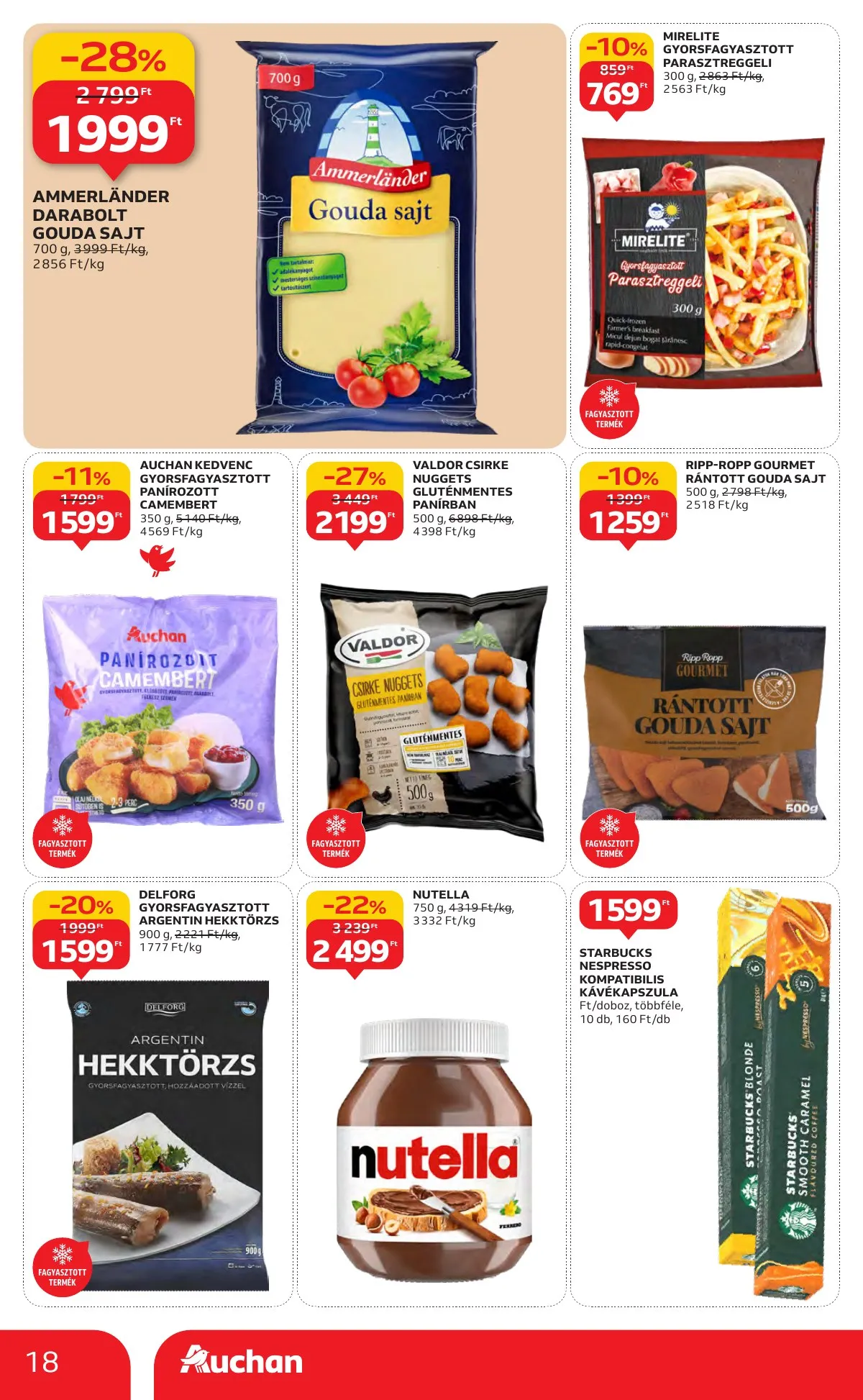 Auchan akciós újság Hipermarket 10.30–11.05 – 18. oldal