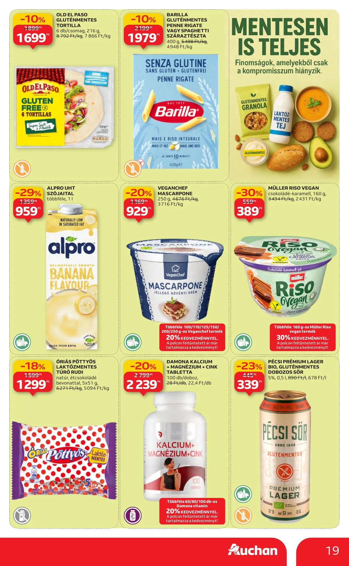 Auchan akciós újság Hipermarket 10.30–11.05 – 19. oldal