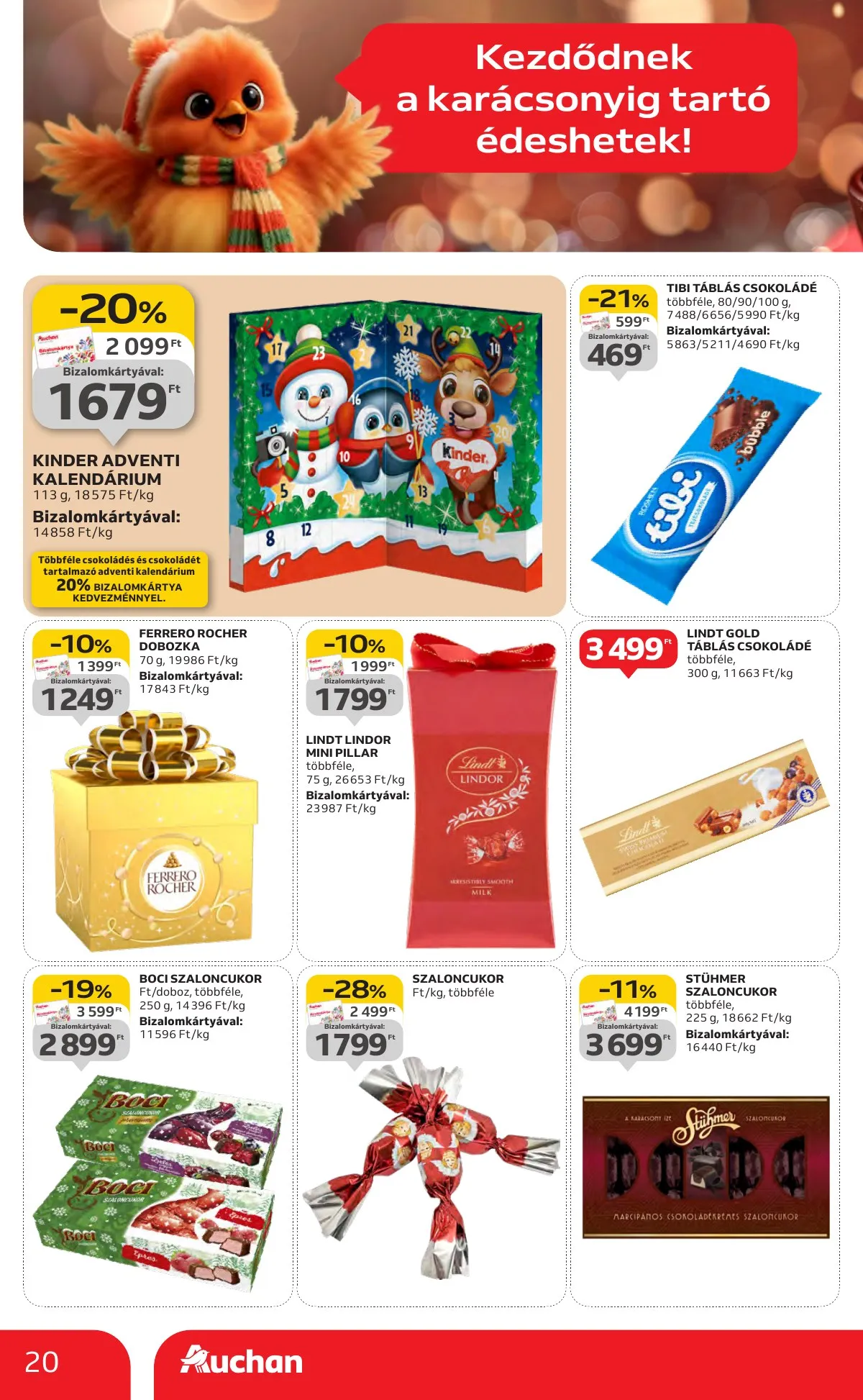 Auchan akciós újság Hipermarket 10.30–11.05 – 20. oldal