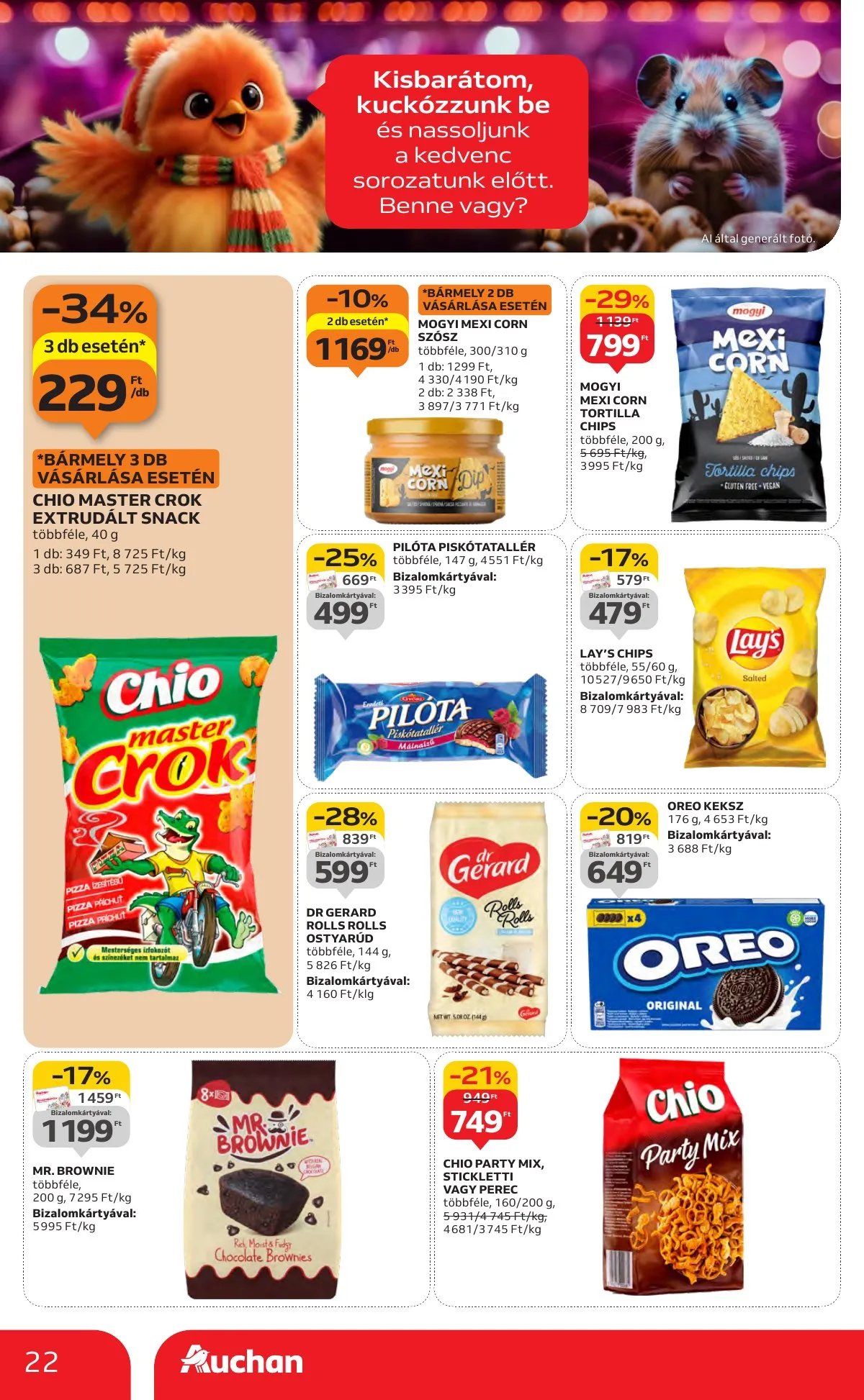 Auchan akciós újság Hipermarket 10.30–11.05 – 22. oldal