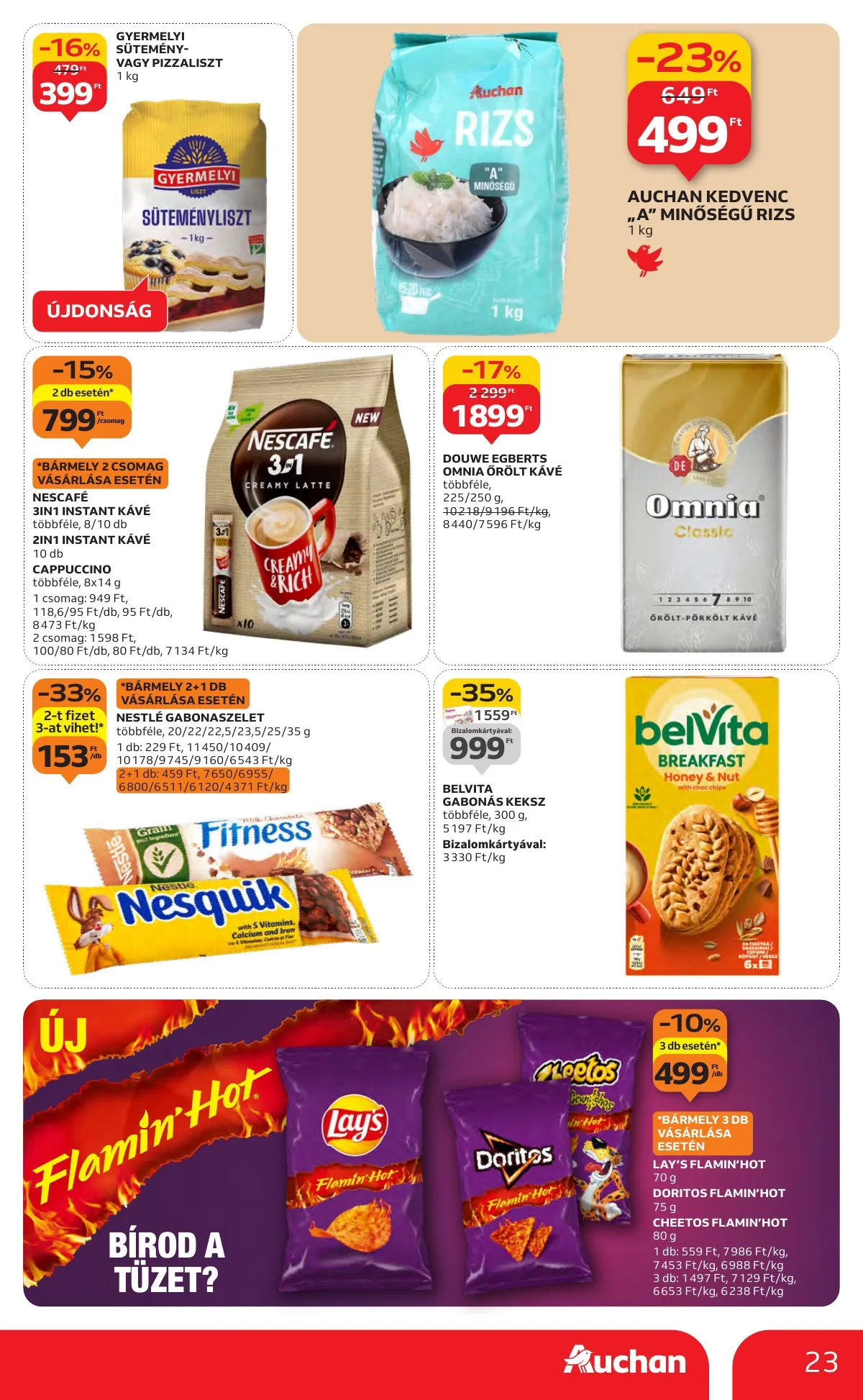 Auchan akciós újság Hipermarket 10.30–11.05 – 23. oldal