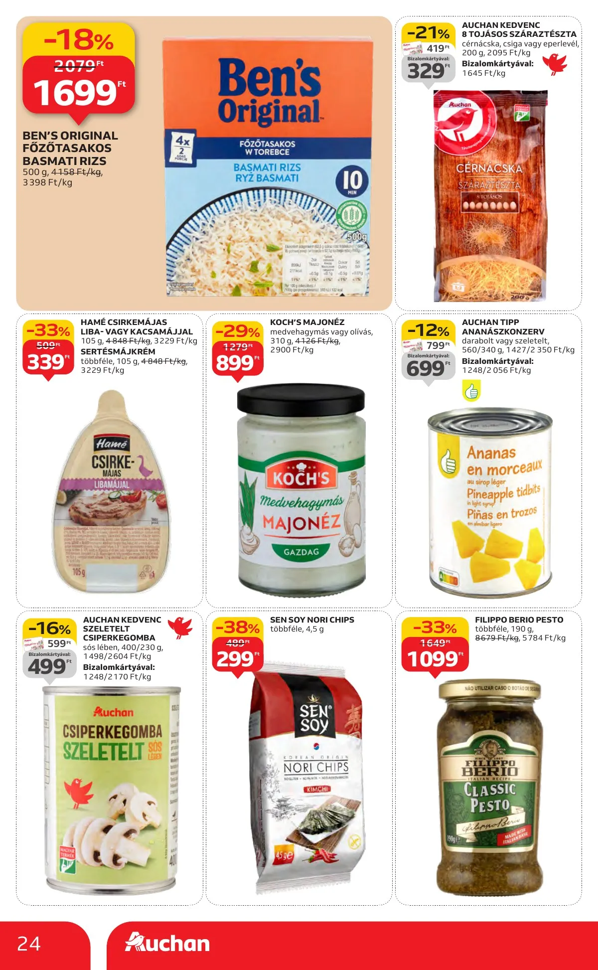 Auchan akciós újság Hipermarket 10.30–11.05 – 24. oldal